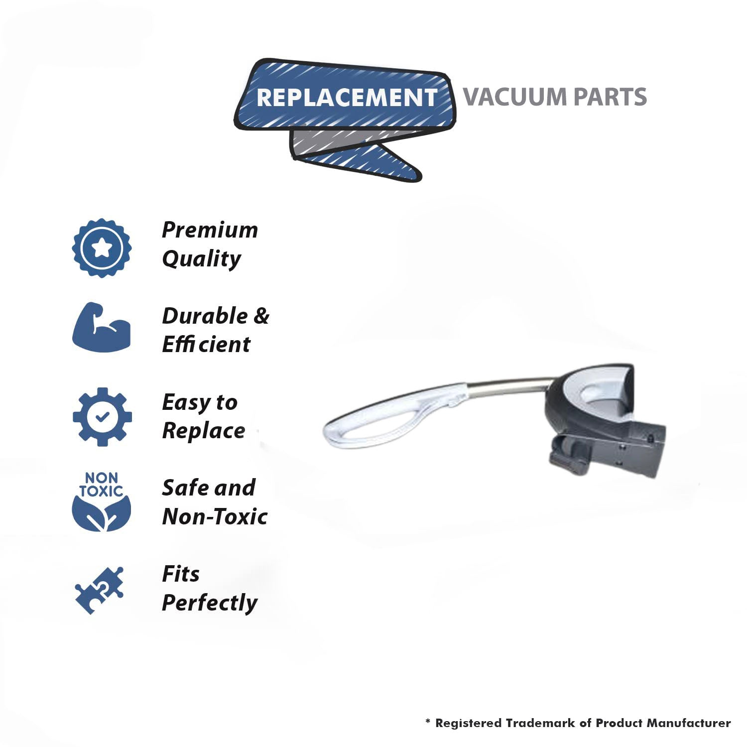Topvacuumparts Replacement Part For Bissell 81M9 Trilogy Vacuum Cleaner Upper Handle # compare to part 2037931