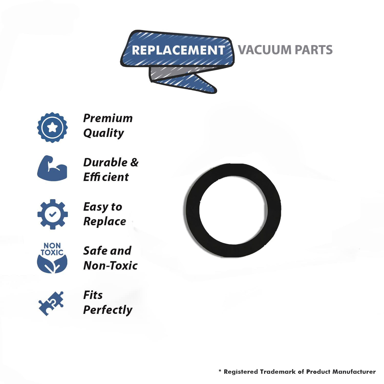 Topvacuumparts Replacement Part For Shop vac 610 Vacuum Cleaner Gasket # compare to part 20700-00-1