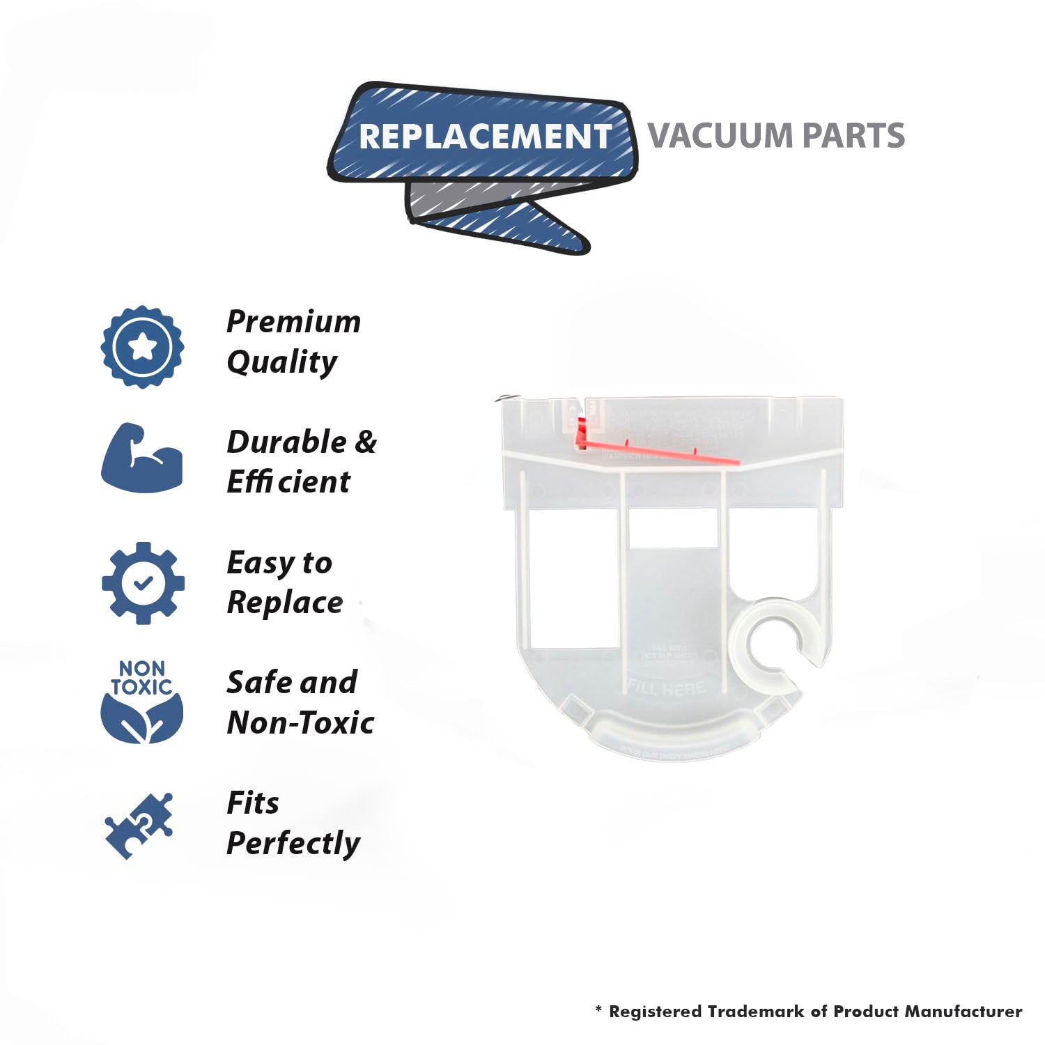 Topvacuumparts Replacement Part For Baffle & Float Assembly For 89108, 8806M, 8806D, 89104, 8910, 89101 Vac Models # compare to part 2130213