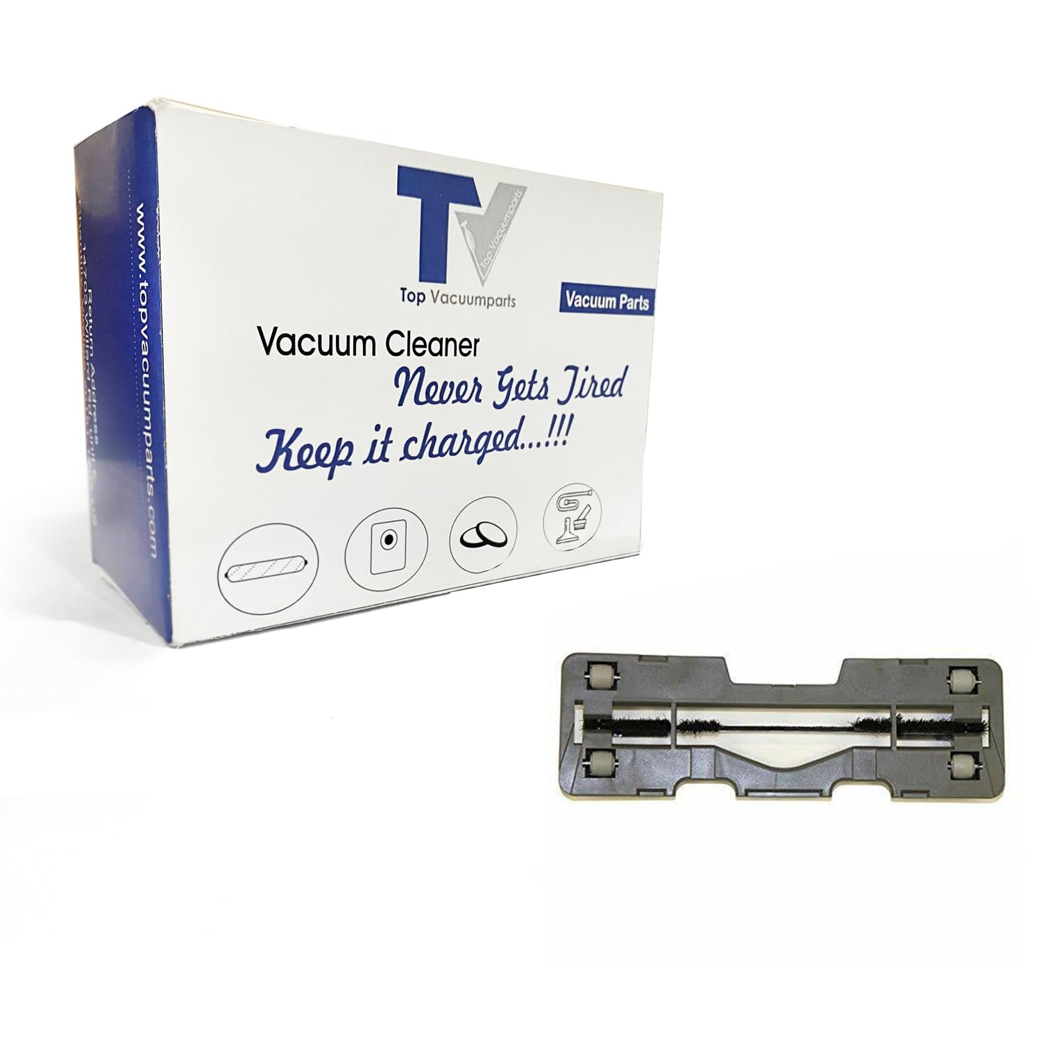 Topvacuumparts Replacement Part Kirby For Vacuum Cleaner Nozzle Plate With Axle And WheelsKirby Part # compare to part 216212S