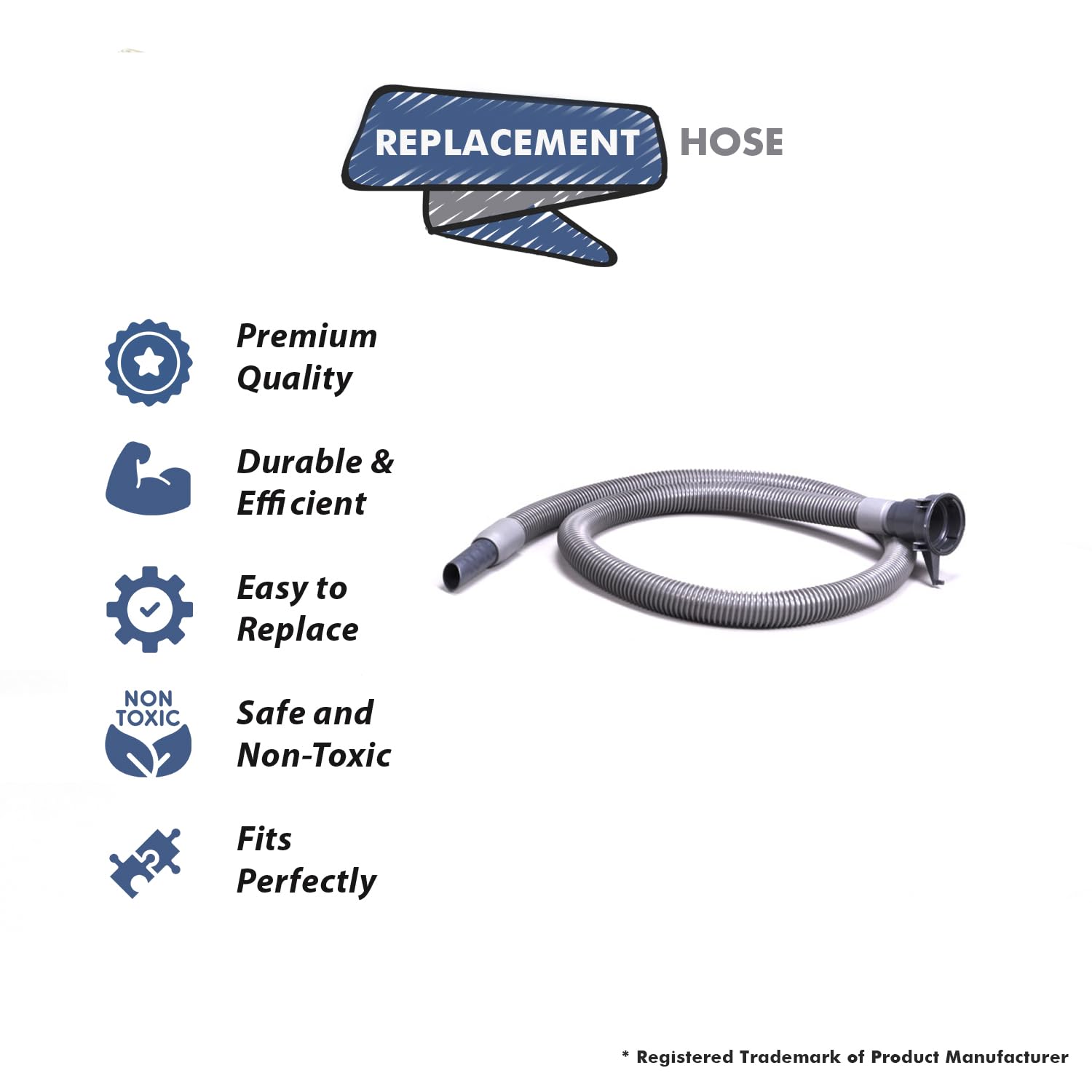 Topvacuumparts Replacement Part For Kirby G3 Generation 3 Vacuum 7' Hose with Ends # Compare to Part 223693S