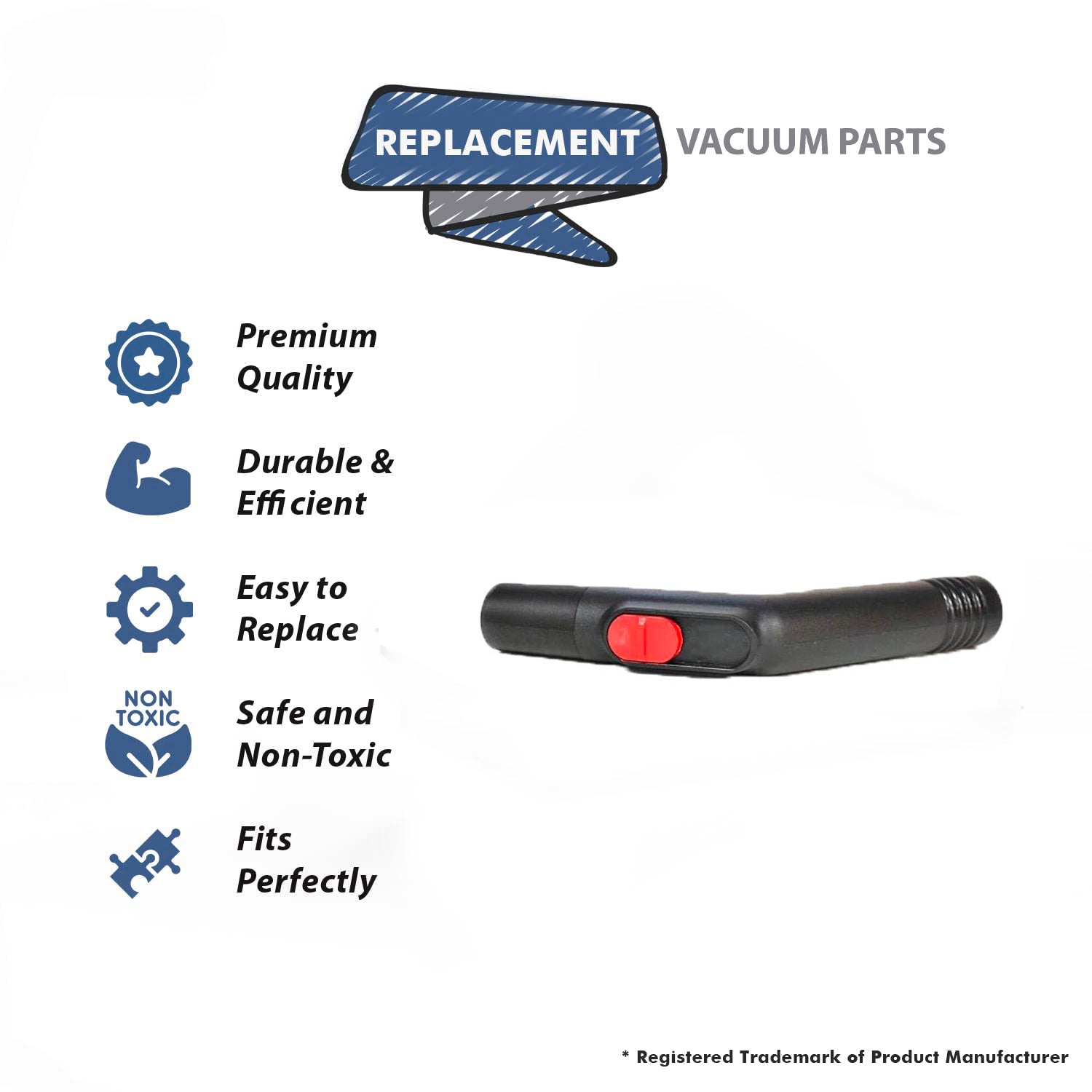 Topvacuumparts Replacement Part For Vacuum Cleaner Attachment GripKirby Part # compare to part 225114