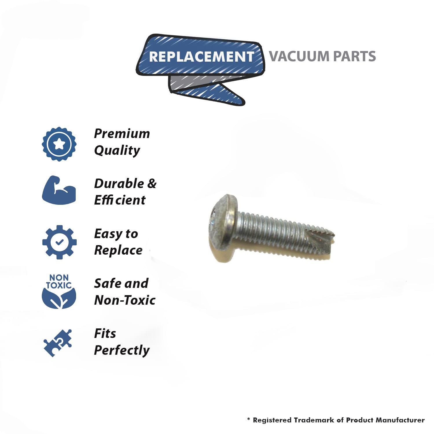 Topvacuumparts Replacement For Kirby Generation III Vacuum Belt Lifter Screw # Compare to Part 232596S