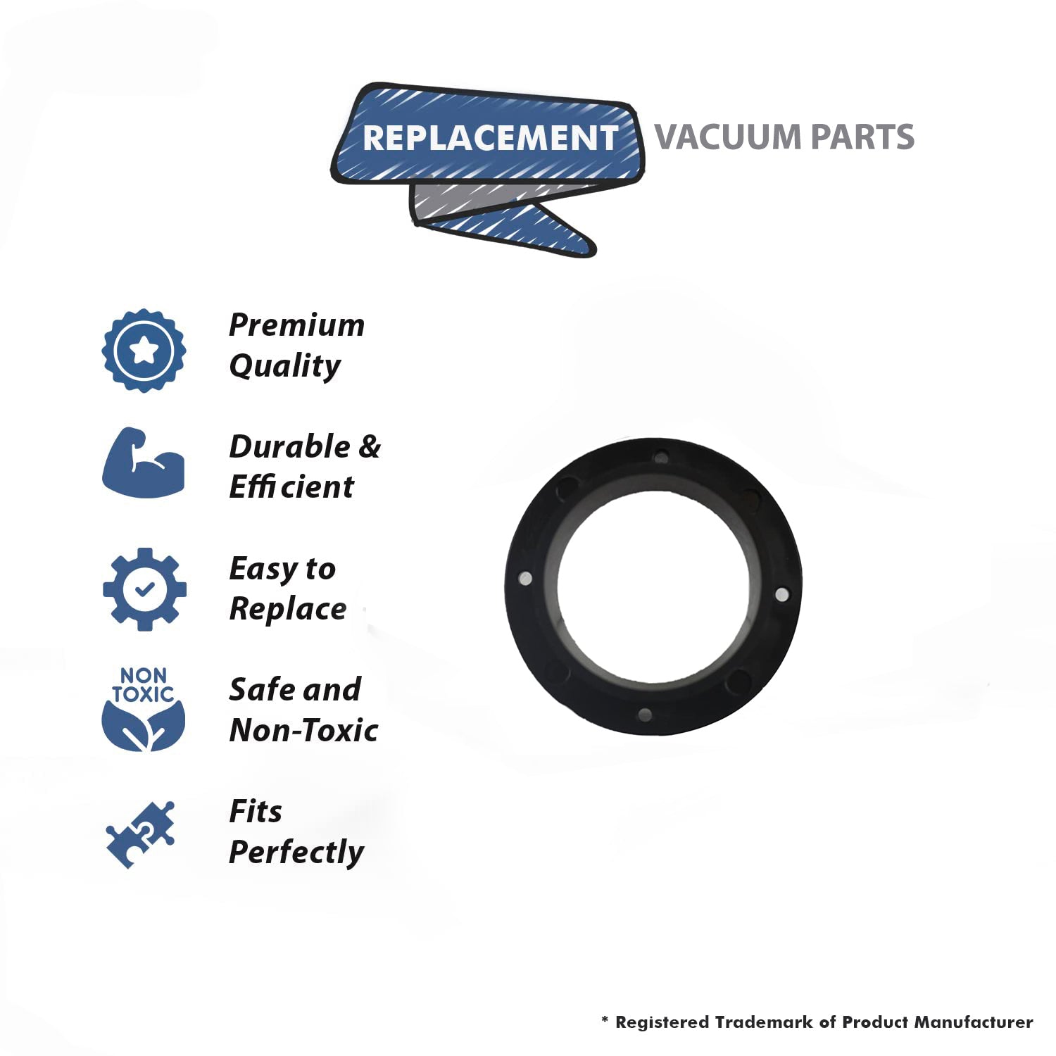 Topvacuumparts Replacement Part For Shop Vac 970 Vacuum Cleaner Ferrule Flange # Compare To Part 23401003