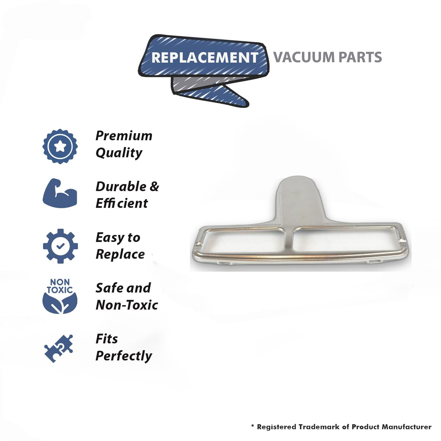 Topvacuumparts Replacement Part For Eureka 1402A Vacuum Cleaner Double Slot 12
