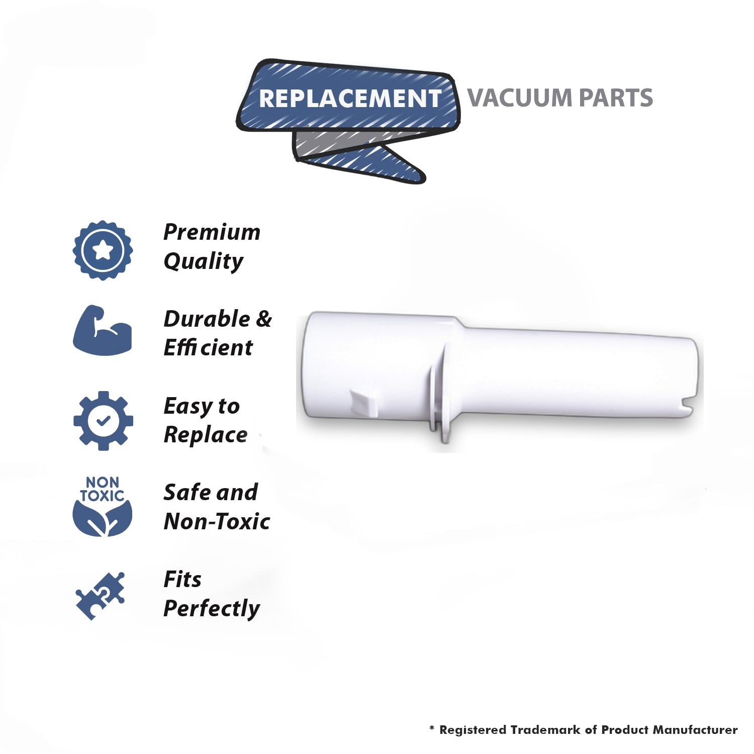 Topvacuumparts Replacement Part For Electrolux Aerus Vacuum Cleaner Adapter Tube # compare to part 26-1000-08