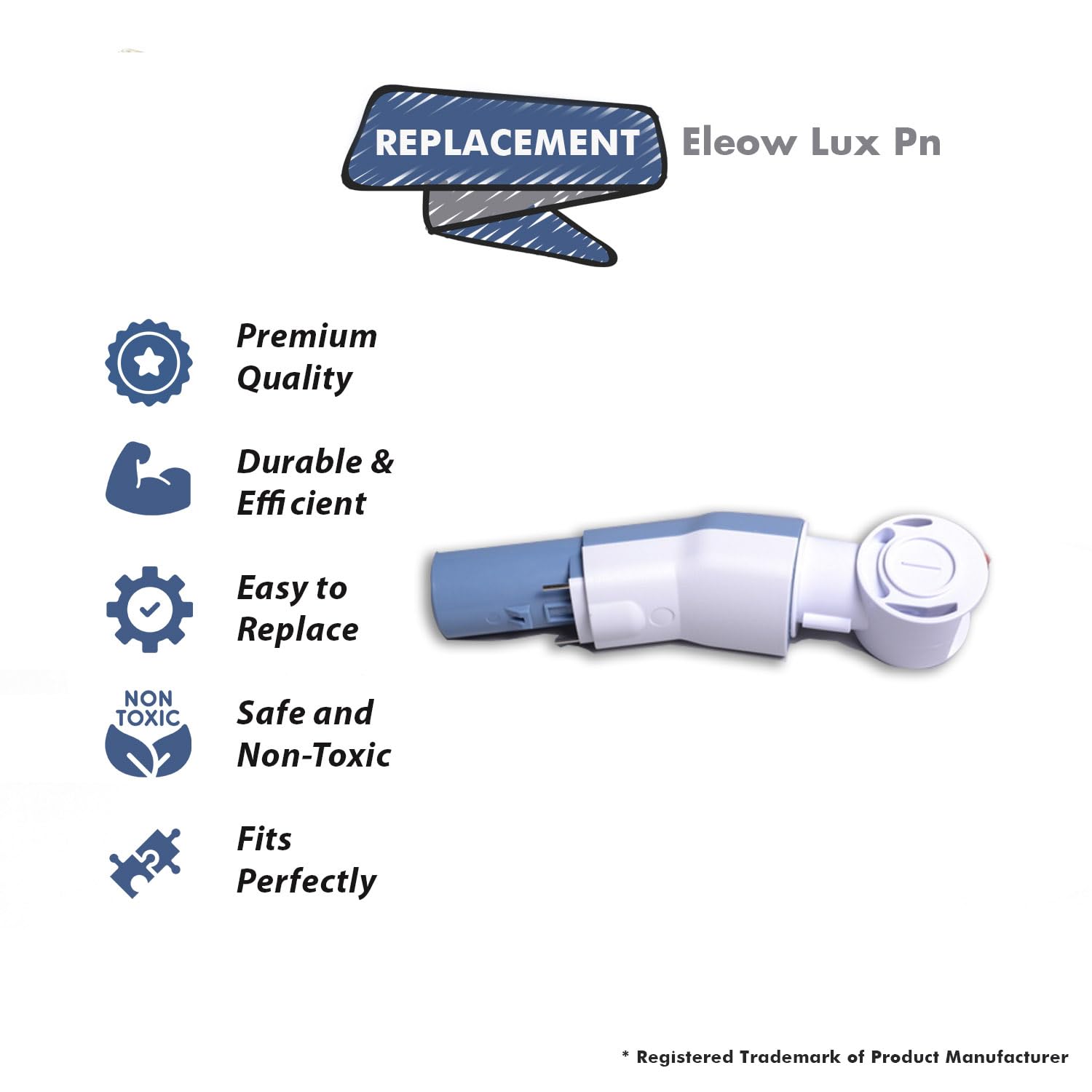 Topvacuumparts Replacement Part For Electrolux 6500, 7000, 8000 Vacuum Cleaner Nozzle Neck 1 Elbow