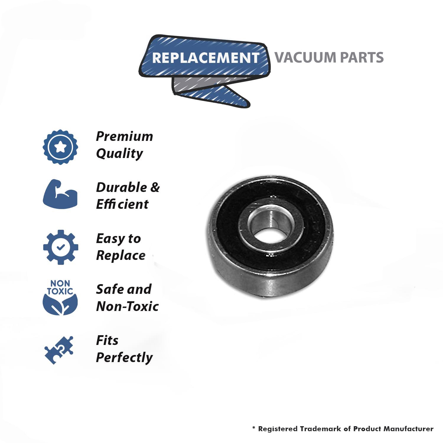 Topvacuumparts Replacement Part For Electrolux Commercial Vacuum Cleaner Ball Bearing # compare to part 26-8310-07