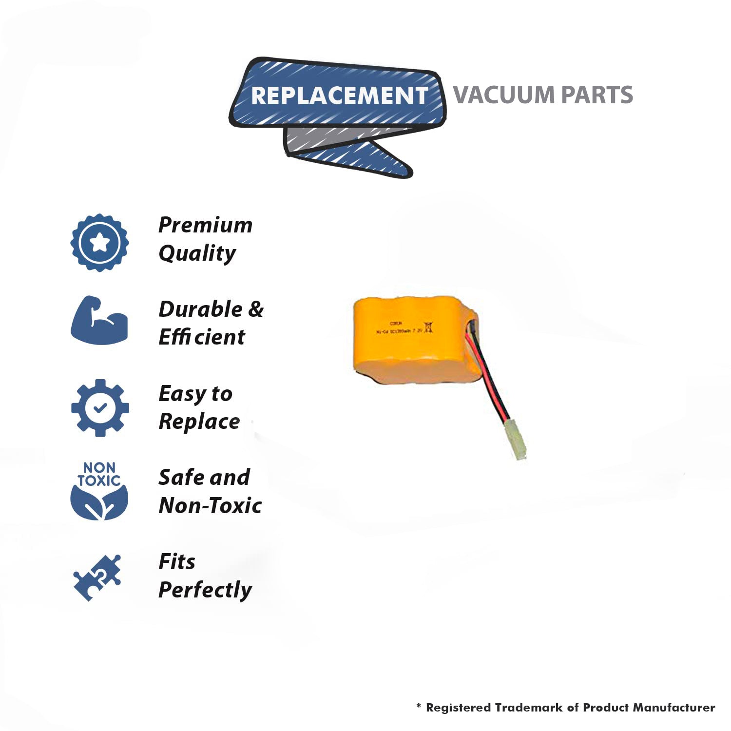 Topvacuumparts Replacement Part For Hoover CH20000 Vacuum Cleaner Sonic Sweep Battery Pack # compare to part 2SZ2800000
