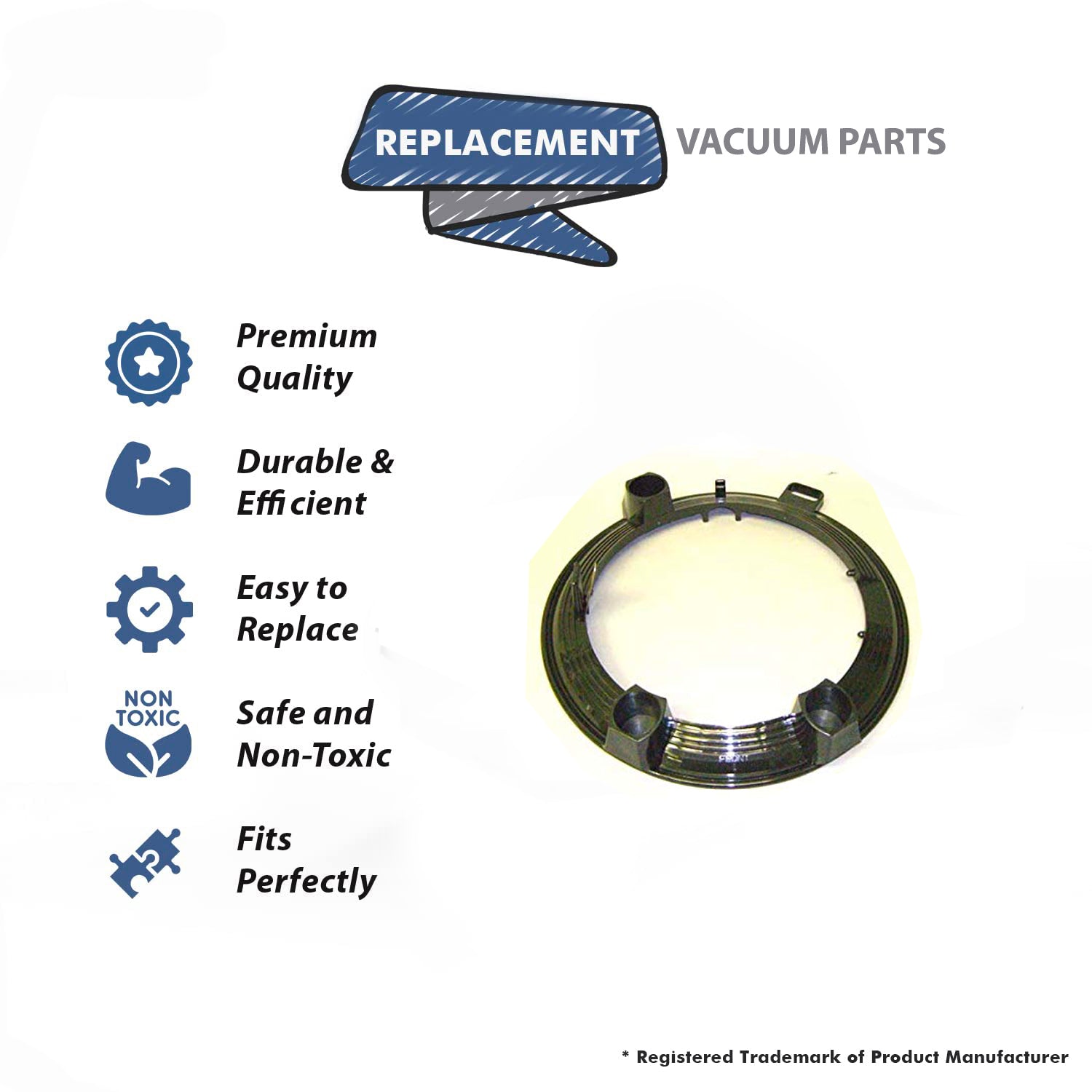 Topvacuumparts Replacement Part For Filter Queen Vacuum Cleaenr Black Tool Rack Caddy # compare to part 30 1026 69