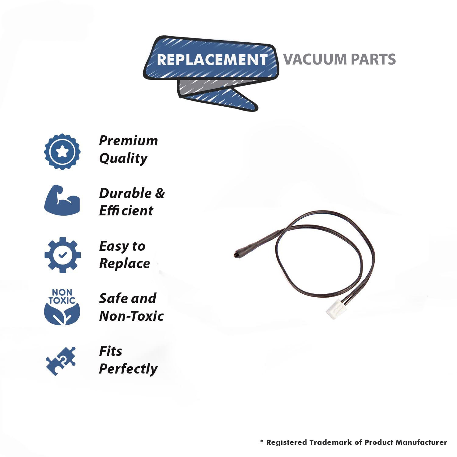 Topvacuumparts Replacement Part For Heat Surge Heat Surge, M5, M6, MX1, MX23A, Vacuum Cleaner Thermocouple # compare to part 30000214