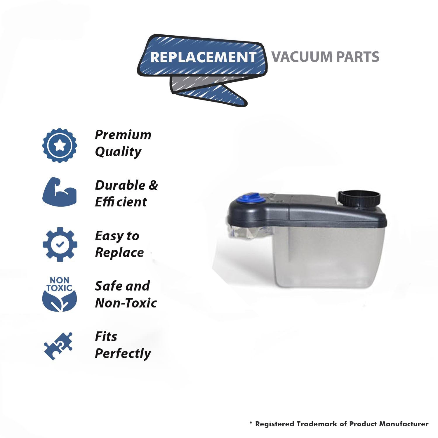 Topvacuumparts Replacement For Kirby Avalir 2 Vacuum Cleaner Shampoo Tank # Compare to Part 306717