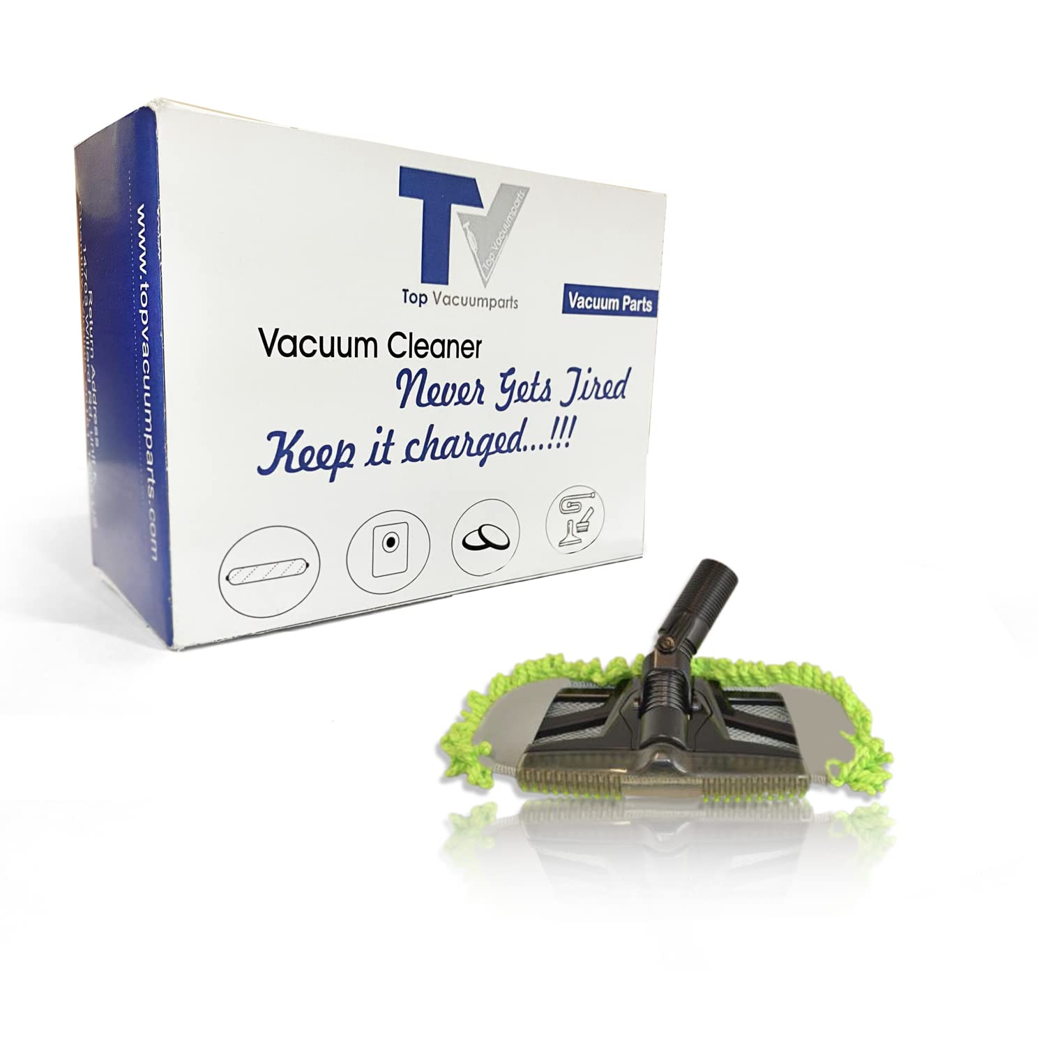 Topvacuumparts Replacement Part For Fit All 32-1028-08 Vacuum Cleaner 1 1/4 Inch Green Dust Mop