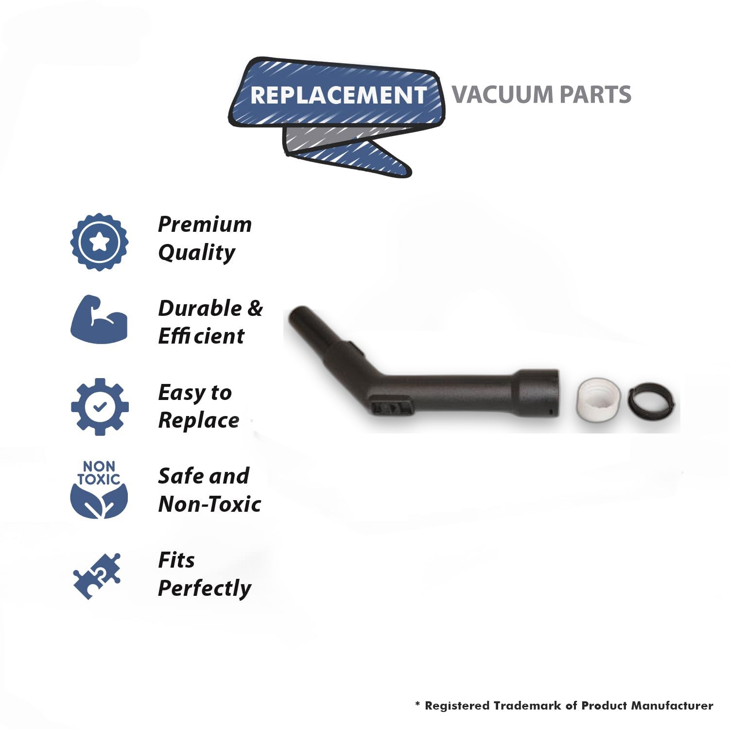 Topvacuumparts Replacement Part For Fit All Residential Vacuum Cleaner 1 1/4