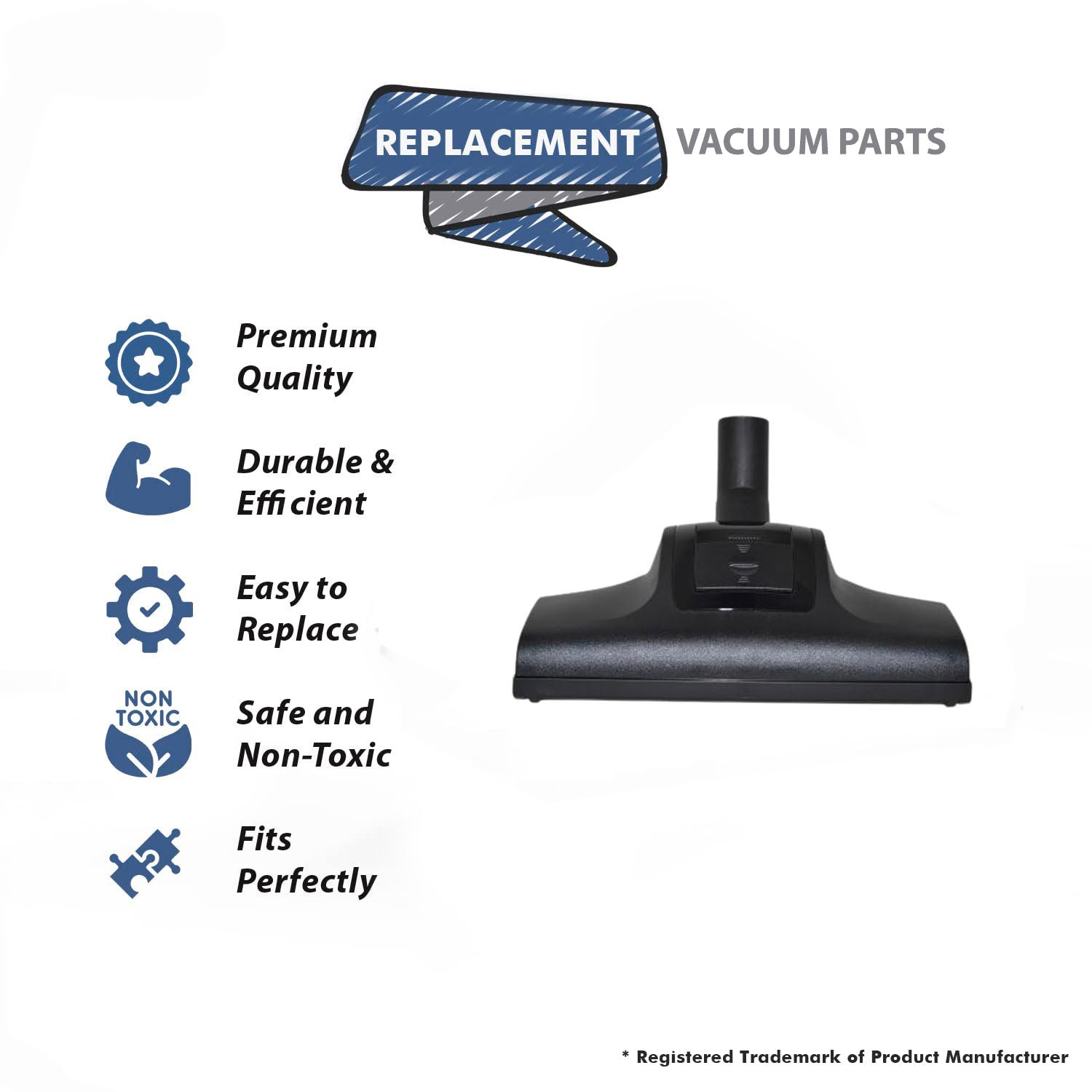Topvacuumparts Replacement Part For Miele Turbo Nozzle Canister WESSEL WERKS # compare to part 32-4811-03