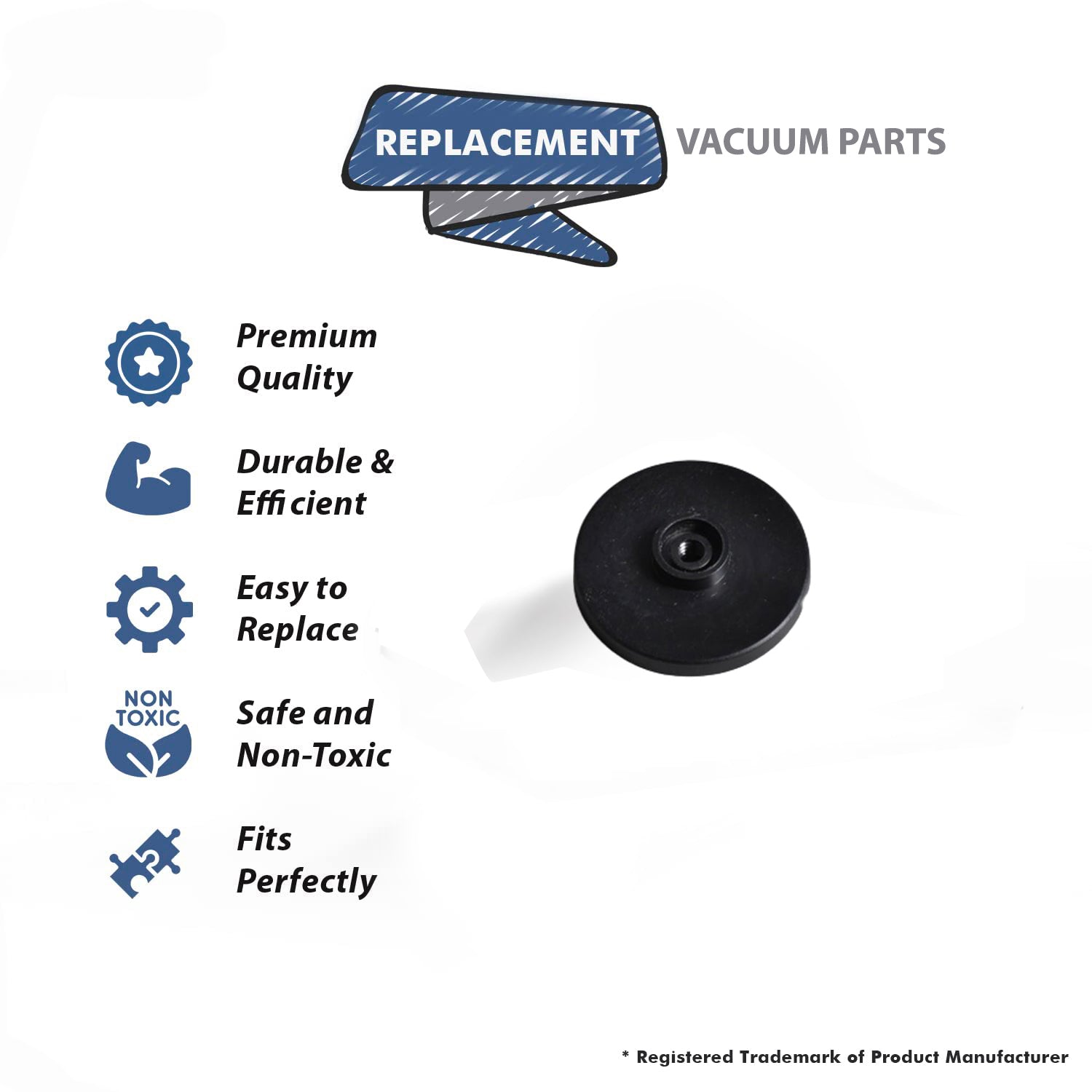 Topvacuumparts Replacement For Hoover Right Thread Guard Compatibl With Elite, Legacy, Futura, PowerMax, Hoover Vacuum Right Thread Guard # 36423016