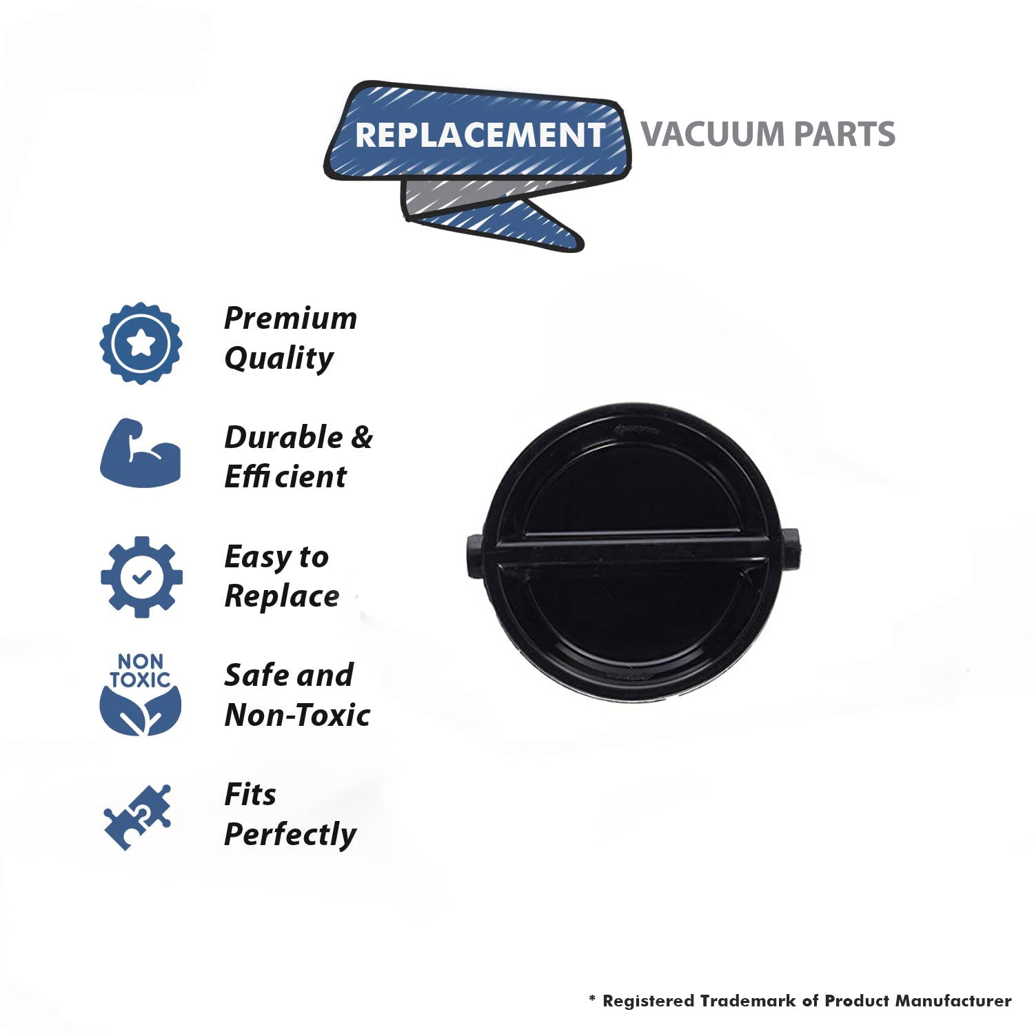 Topvacuumparts Replacement Part For Hoover Conquest C1800/C1810 Vacuum Cleaner Cleanout Cap # compare to part 37257282