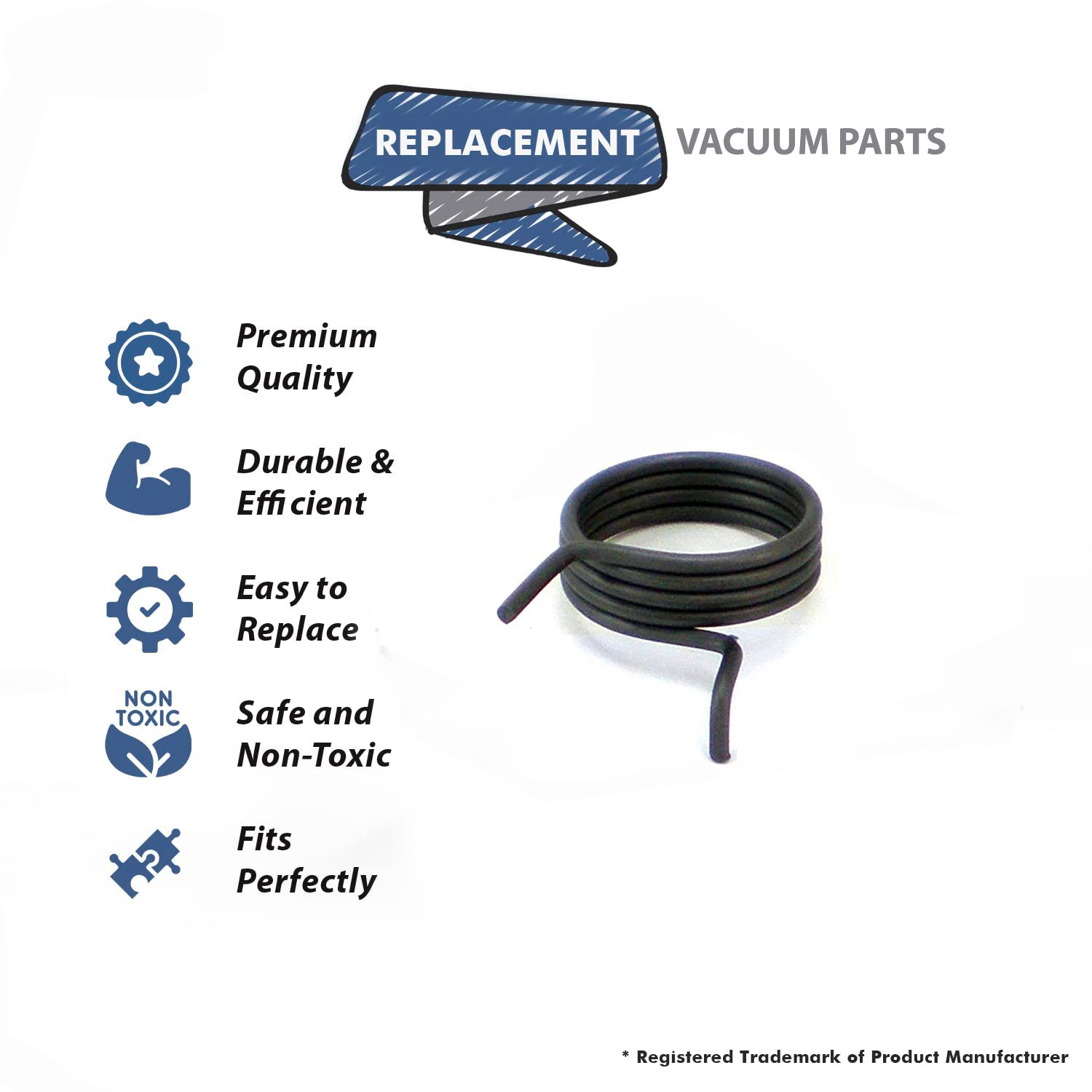 Topvacuumparts Replacement Part For Hoover, U6630 Bagless Upright Vacuum Torsion Spring # compare to part 38358001
