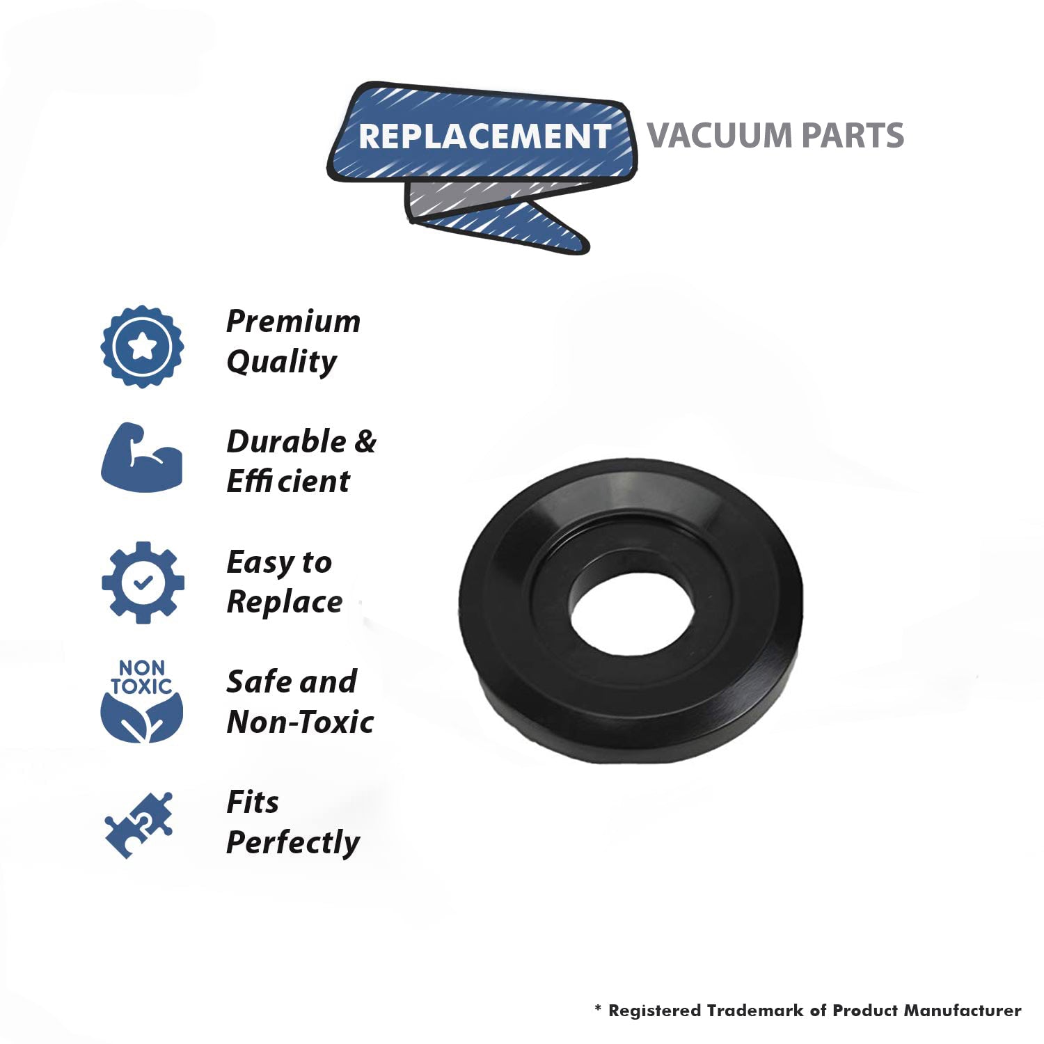 Topvacuumparts Replacement Part For Hoover U5161, U5262 Vacuum Cleaner Rear Wheel # compare to part 38522086