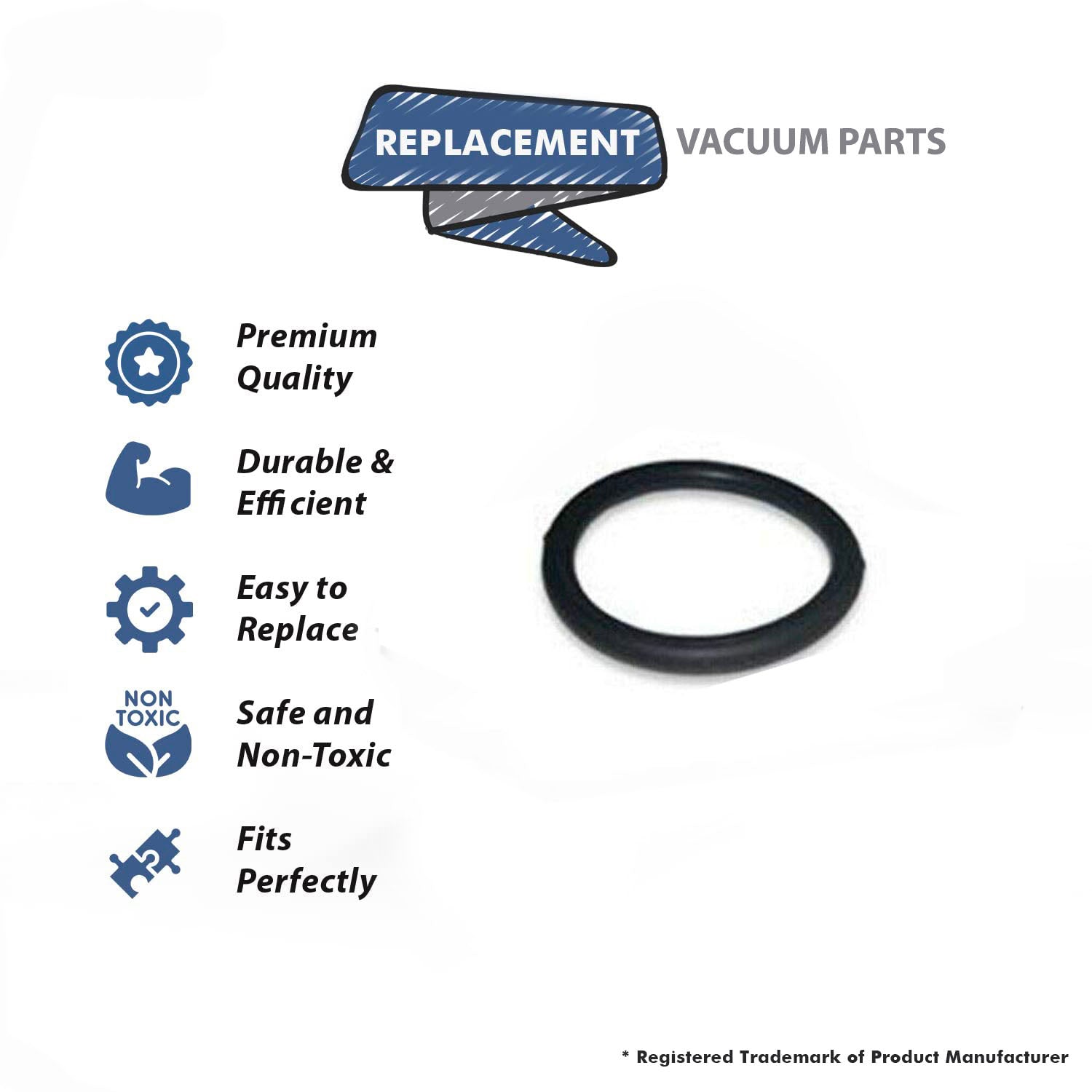 Topvacuumparts Replacement Part For Hoover 115, 1330, 1348 Vacuum Cleaner Round Belt # compare to part 39 3205 02