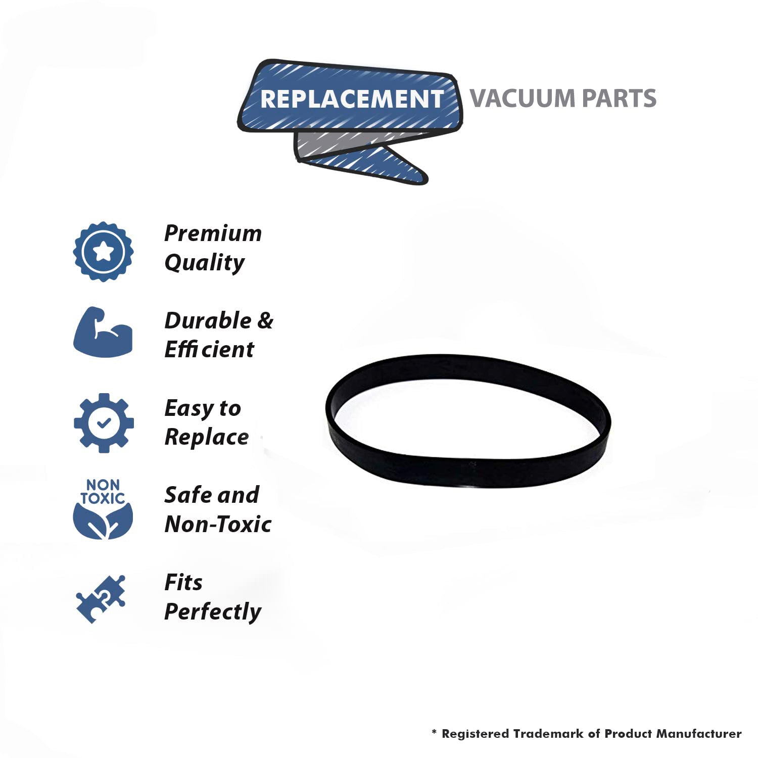 Topvacuumparts Replacement Part For Hoover Upright Vacuum Cleaner Concept I Belt # compare to part 38528008