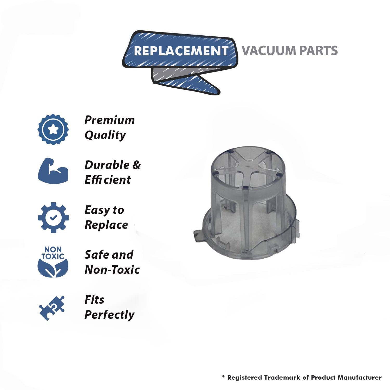 Topvacuumparts Replacement Part For Hoover F5851 Steam Vacuum Cleaner Float Retainer # compare to part 38719043