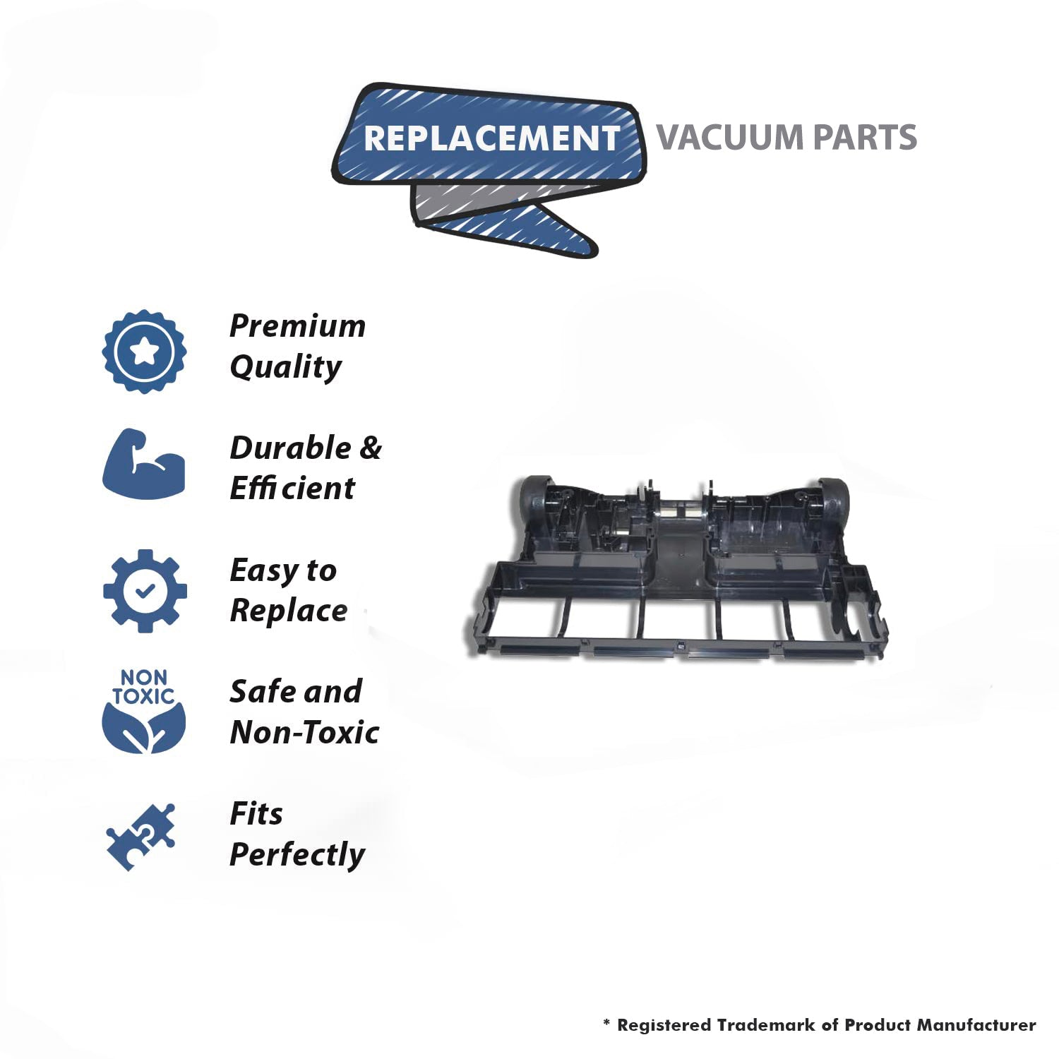 Topvacuumparts Replacement Part For Cen-Tec Vacuum Cleaner Base Nozzle # compare to part 39607