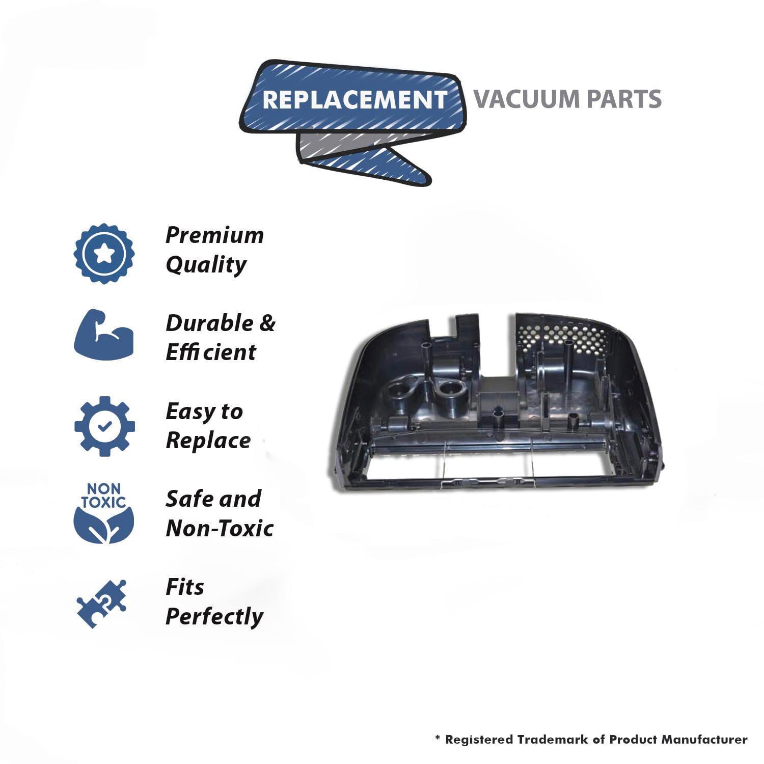 Topvacuumparts Replacement Part For Oreck UK30100 Upright Vacuum Cleaner Base # compare to part 430000202
