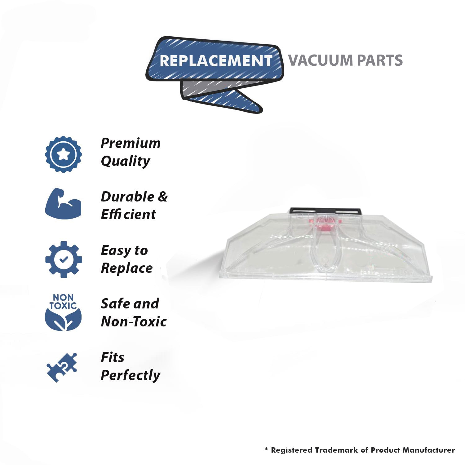 Topvacuumparts Replacement Part For Hoover FH50220 Vacuum Cleaner Nozzle Assembly # Compare to Part 440001356