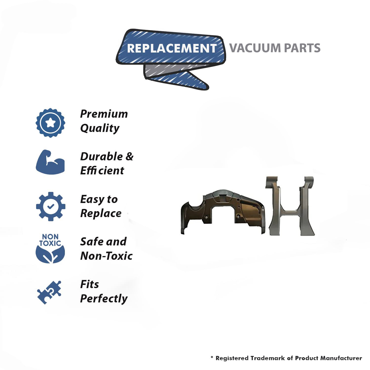 Topvacuumparts Replacement Part For Hoover Windtunnel Air Steerable Bagless Upright Vacuum Nozzle Assy Works With UH72400# compare to part 440004078