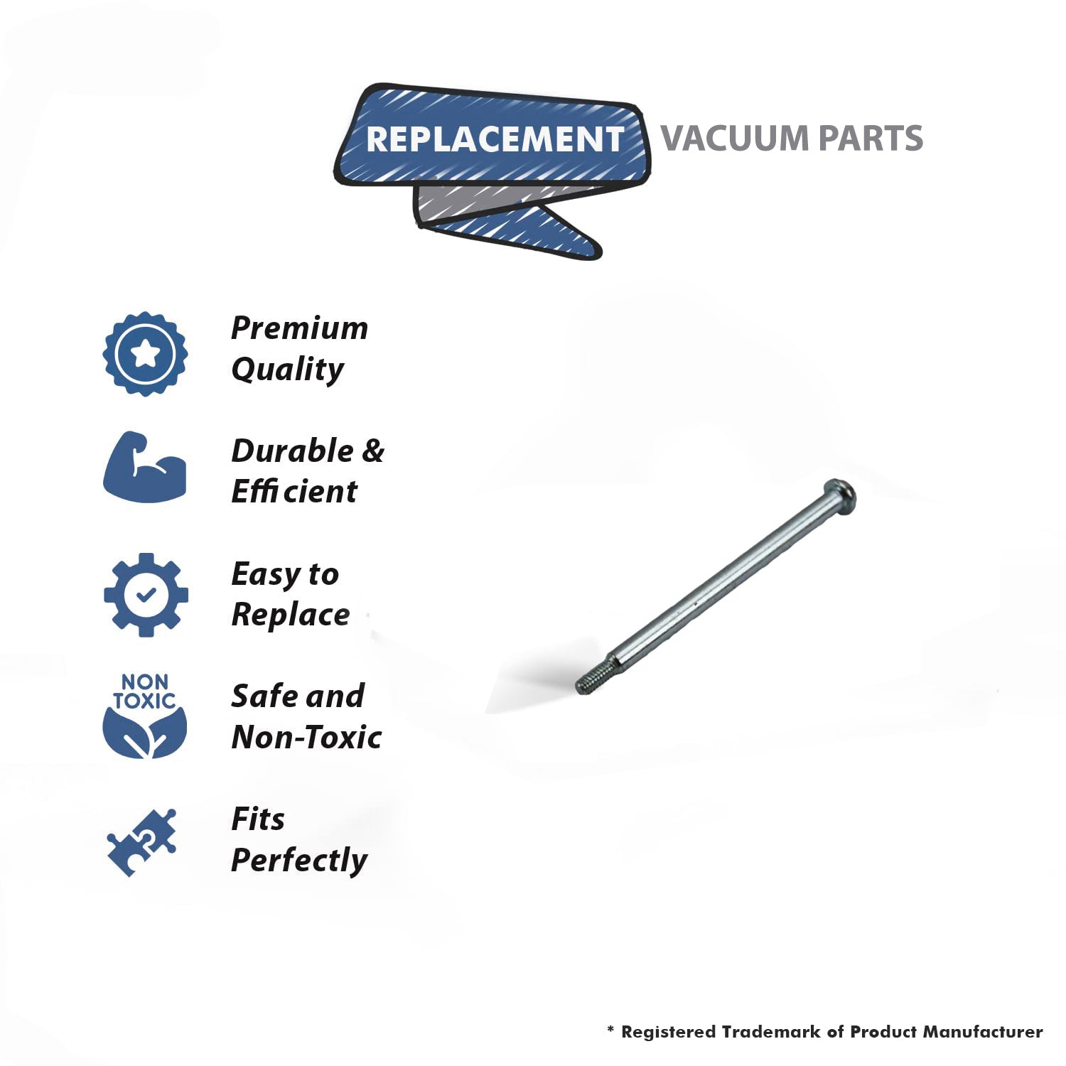 Topvacuumparts Replacement part for Hoover FH40150 FloorMate Handle Screw # Compare to part 440004807