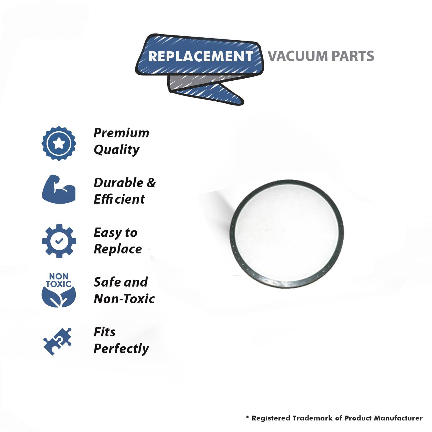 Topvacuumparts Replacement Part For Hoover UH72430 Bagless Upright Vacuum Cleaner Dirt Cup Filter # Compare to Part 440005633