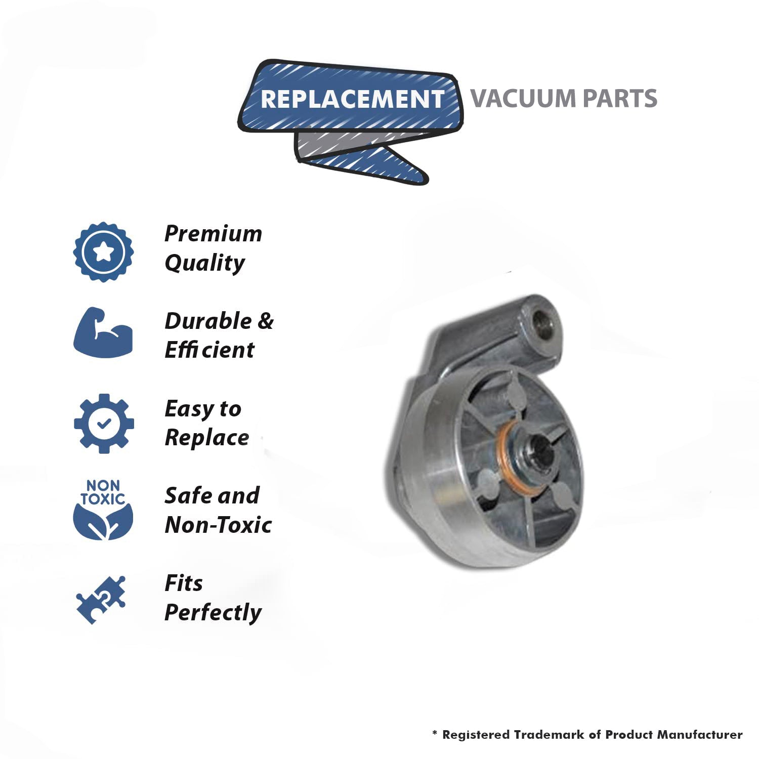 Topvacuumparts  Replacement For Hoover Vacuum Cleaner Pulley Assembly U7069, U7071 # compare to part 440011453
