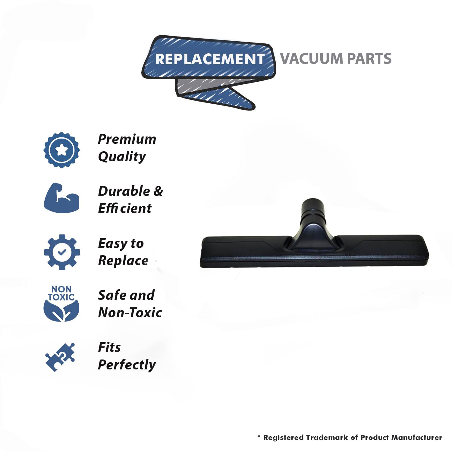 Topvacuumparts Replacement Part For Hoover CH93619 Vacuum Cleaner Floor Tool # Compare to Part 440013735