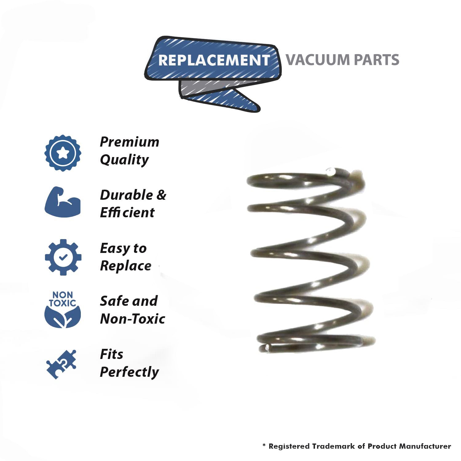 Topvacuumparts Replacement Part For Hoover F6055-900, F6056-900 Tank FloorMate Vacuum Cleaner Spring # Compare to Part 440013933