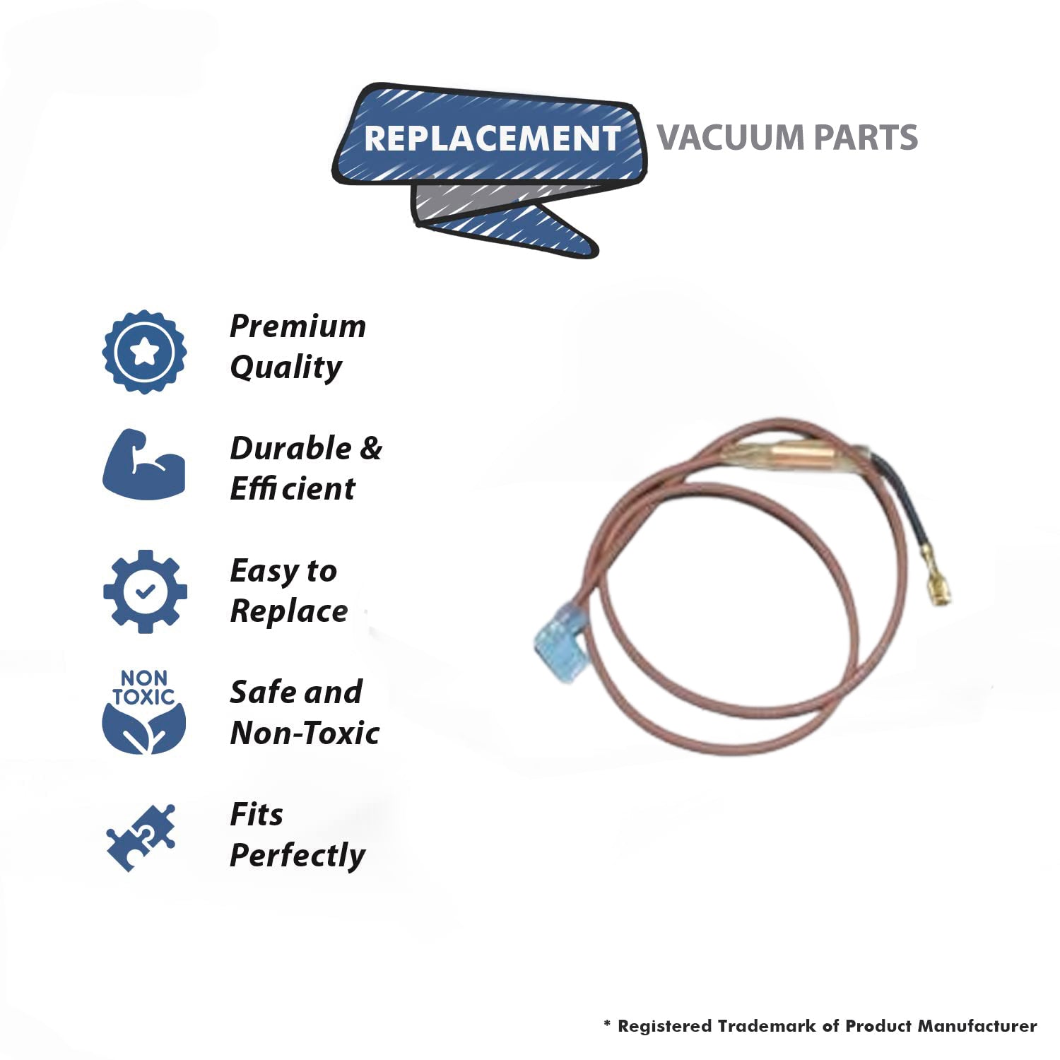 Topvacuumparts Replacement Part For Hoover Floor Care Upright Vacuum Cleaner Thermal Protector # compare to part 47534023