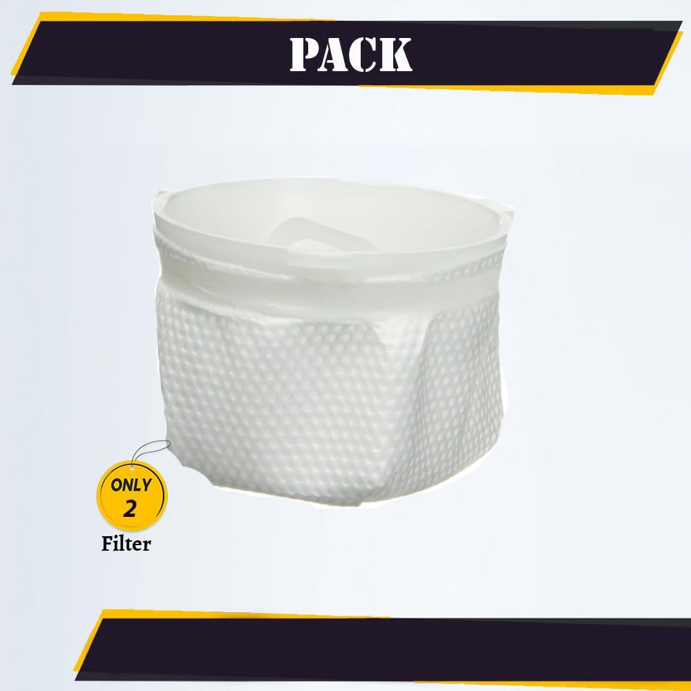 Topvacuumparts Vacuum Cleaner Dust Cup Filter2-Pack Dust Cup Filter Replacement for Dirt Devil Kone & Kurv Hand Vac M0212 M0213, Fits Part #F632