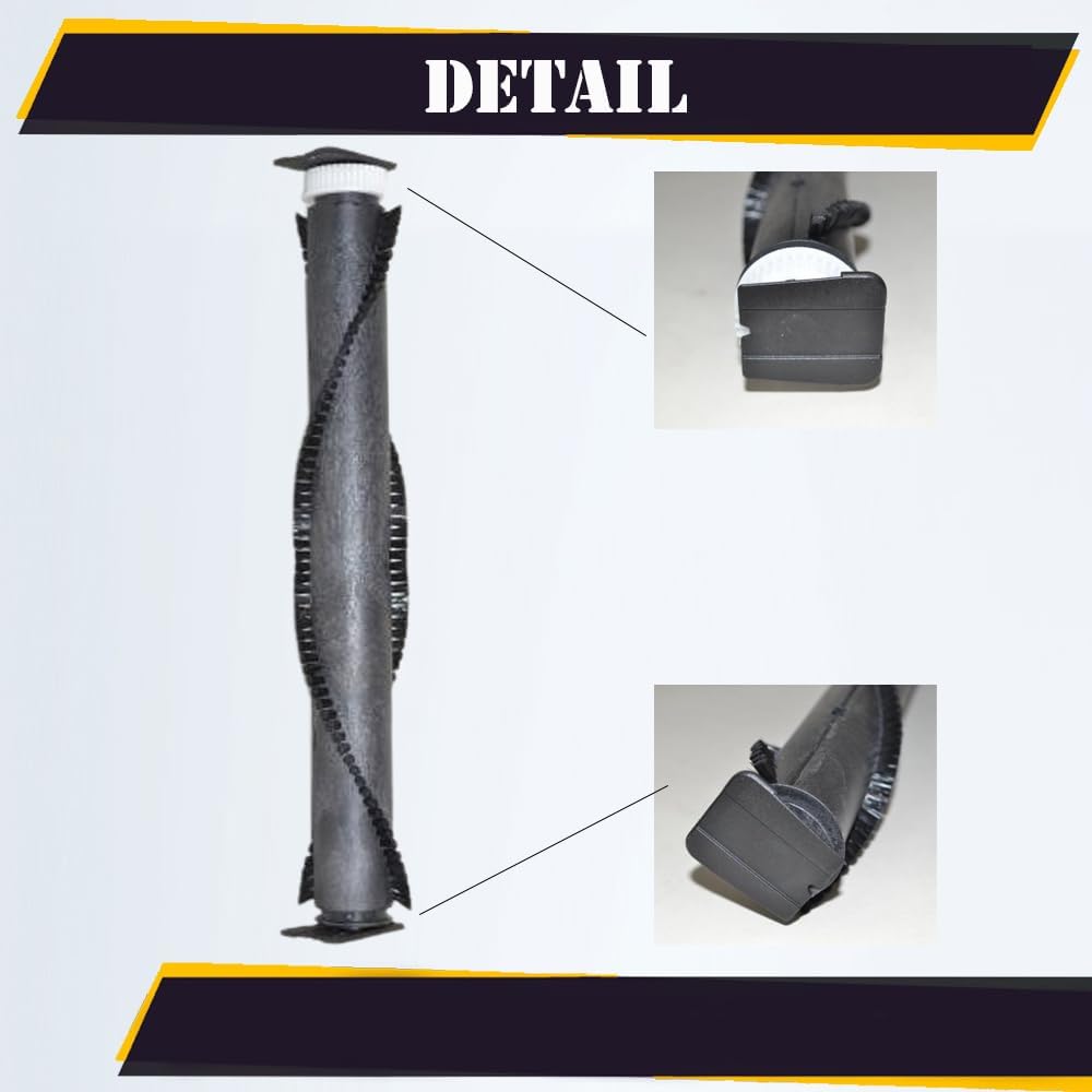 Topvacuumparts Replacement 13 Brushroll for Wessel Werk EBK360 & EBK341 Power Nozzles Durable Vacuum Roller for Carpet&Hard Floor Cleaning 10.9011-371