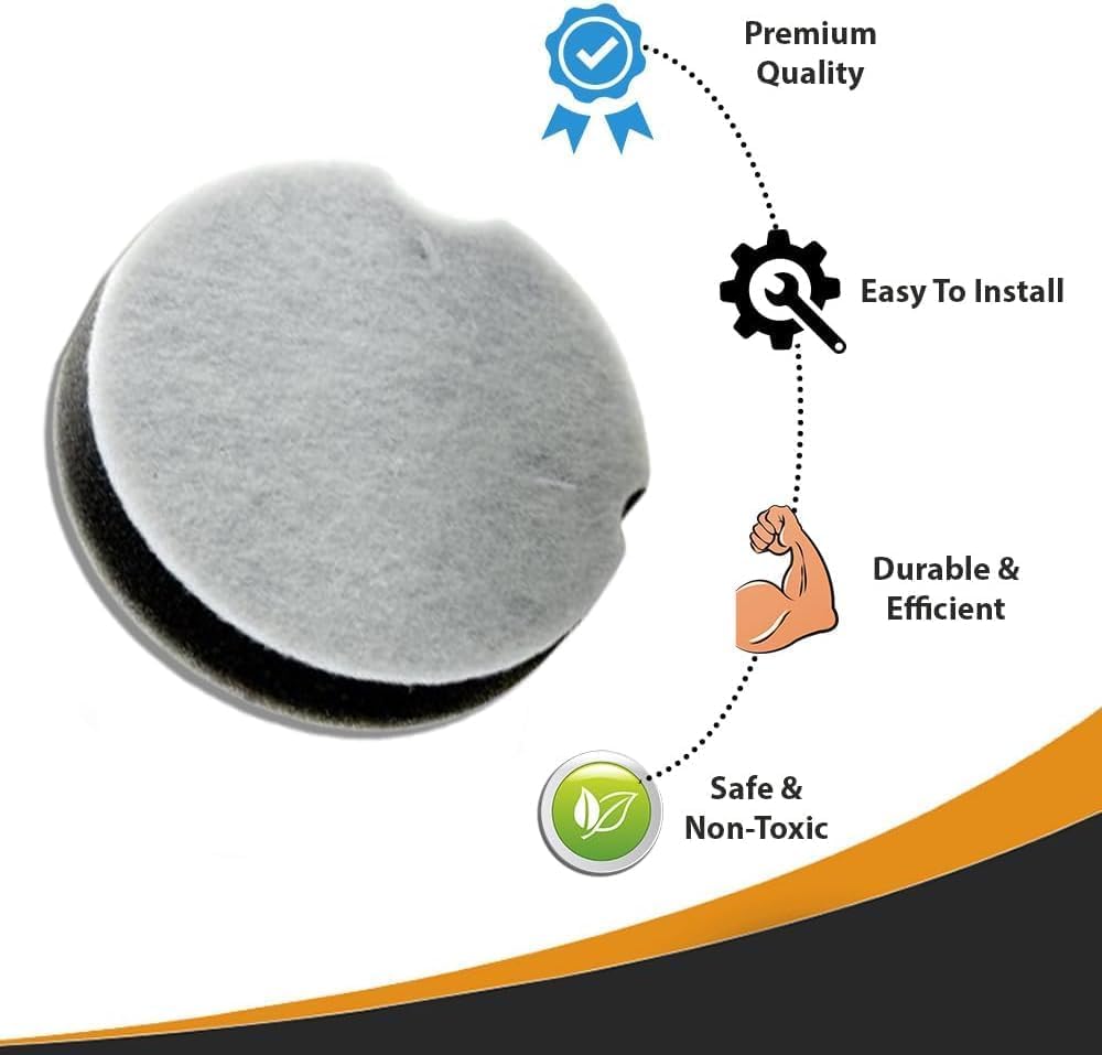 Topvacuumparts Replacement Filters Compatible with Bissell 3437F CleanView Compact Turbo Upright Vacuum, Part 1604896 (4 Pack)