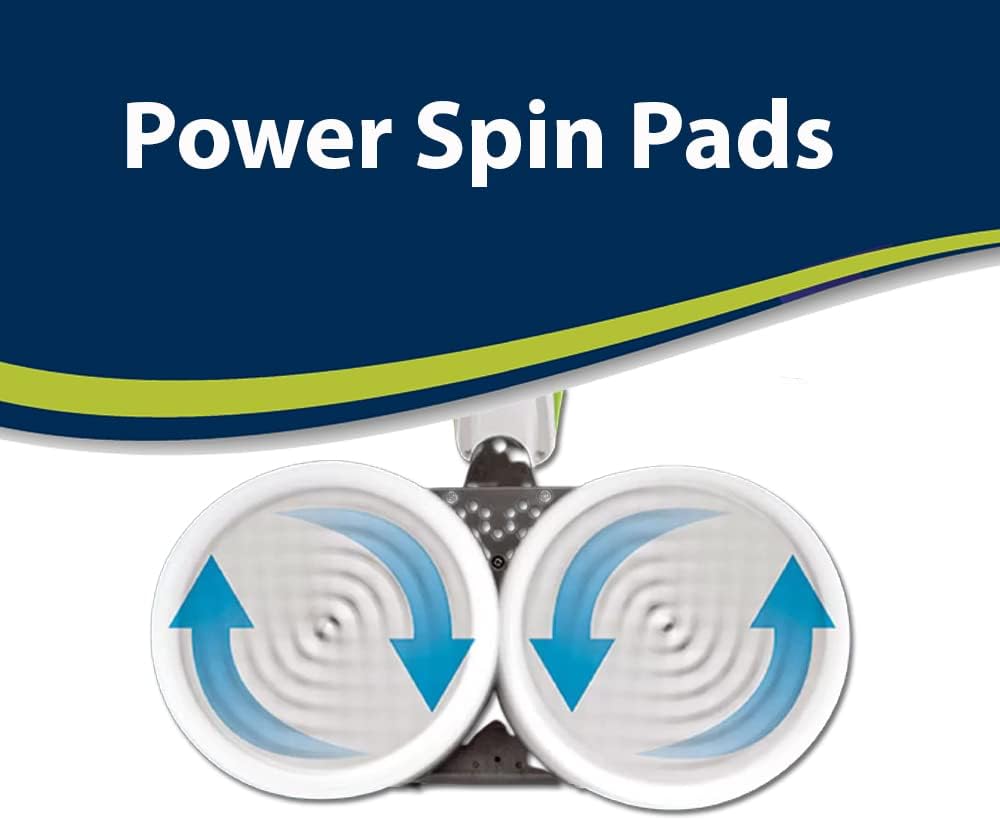 Topvacuumparts Replacement Pads For Bissell Spinwave Mop: 2 Pads for Bissell Spinwave/Spin Wave/Crosswave,Expert/Pet/Cordless Hard Floor,2124 20393