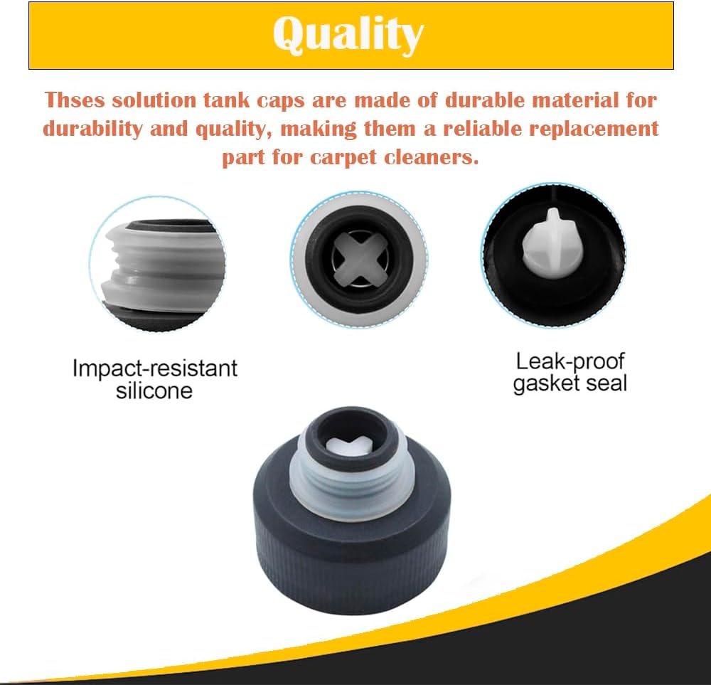 Topvacuumparts Cap for Hoover Solution Tank Compatible with PowerDash Pet,SmartWash FH52001, FH53010 & FloorMate Jet BH55210 Carpet Cleaner Tank Parts