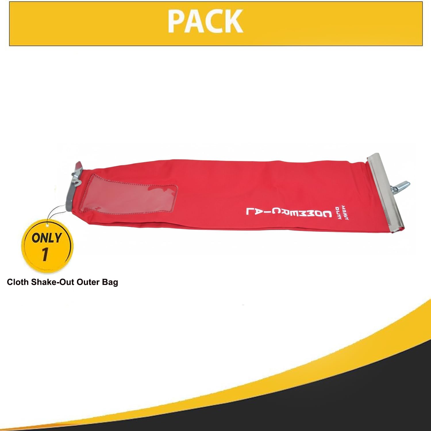Topvacuumparts Reusable Red Cloth Shakeout Bag Assembly (18 Qt) for Sanitaire SC679K SC679J Tradition Upright Commercial Vacuum #24716C-30