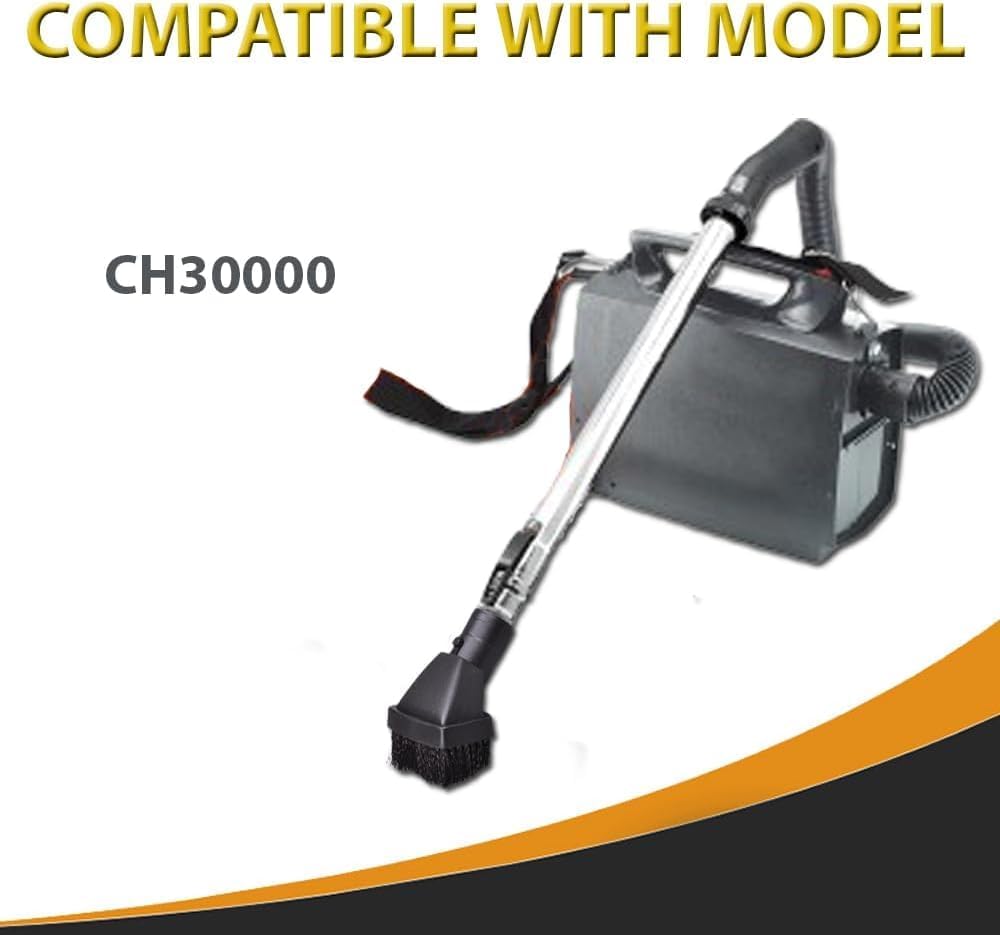 Topvacuumparts Replacement Dust Brush, Crevice Tool and Floor Brush Attachment Kit Fit for Hoover PortaPower CH30000 Commercial Shoulder Vac Model