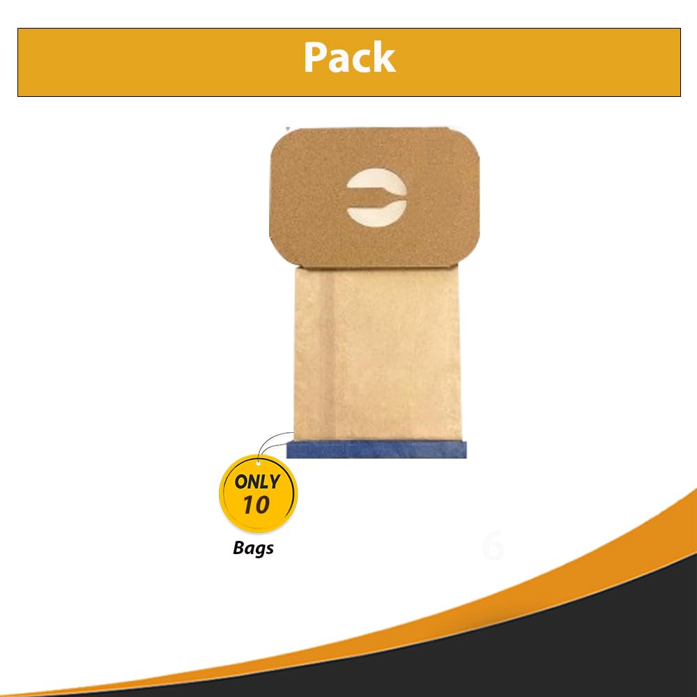 Topvacuumparts Vacuum Bags for Electrolux Canister - Style C - (Bag of 10)