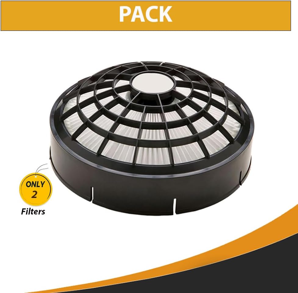 Topvacuumparts HEPA Dome Vacuum Filters Made to Fit For ProTeam Backpacks,QuietPro BP, Tristar Compact Canisters, Air Storm,Sandia Backpacks 2 Filters