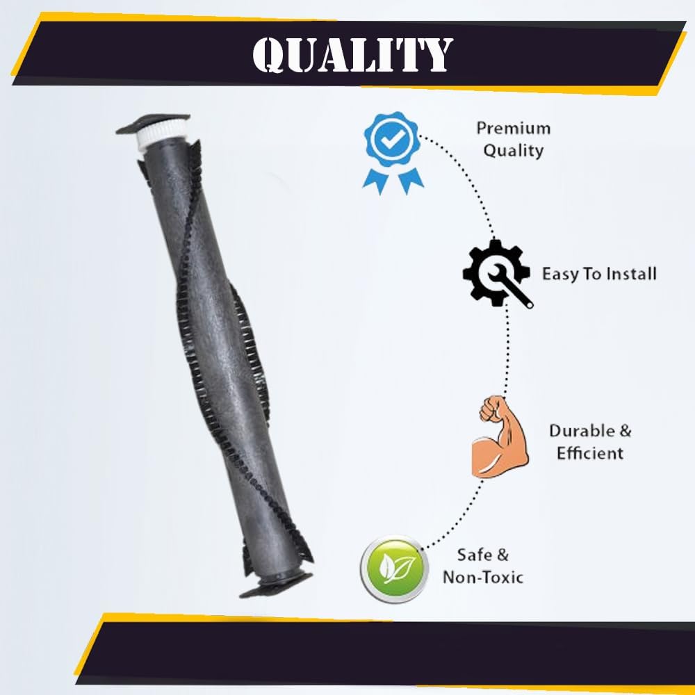 Topvacuumparts Replacement 13 Brushroll for Wessel Werk EBK360 & EBK341 Power Nozzles Durable Vacuum Roller for Carpet&Hard Floor Cleaning 10.9011-371