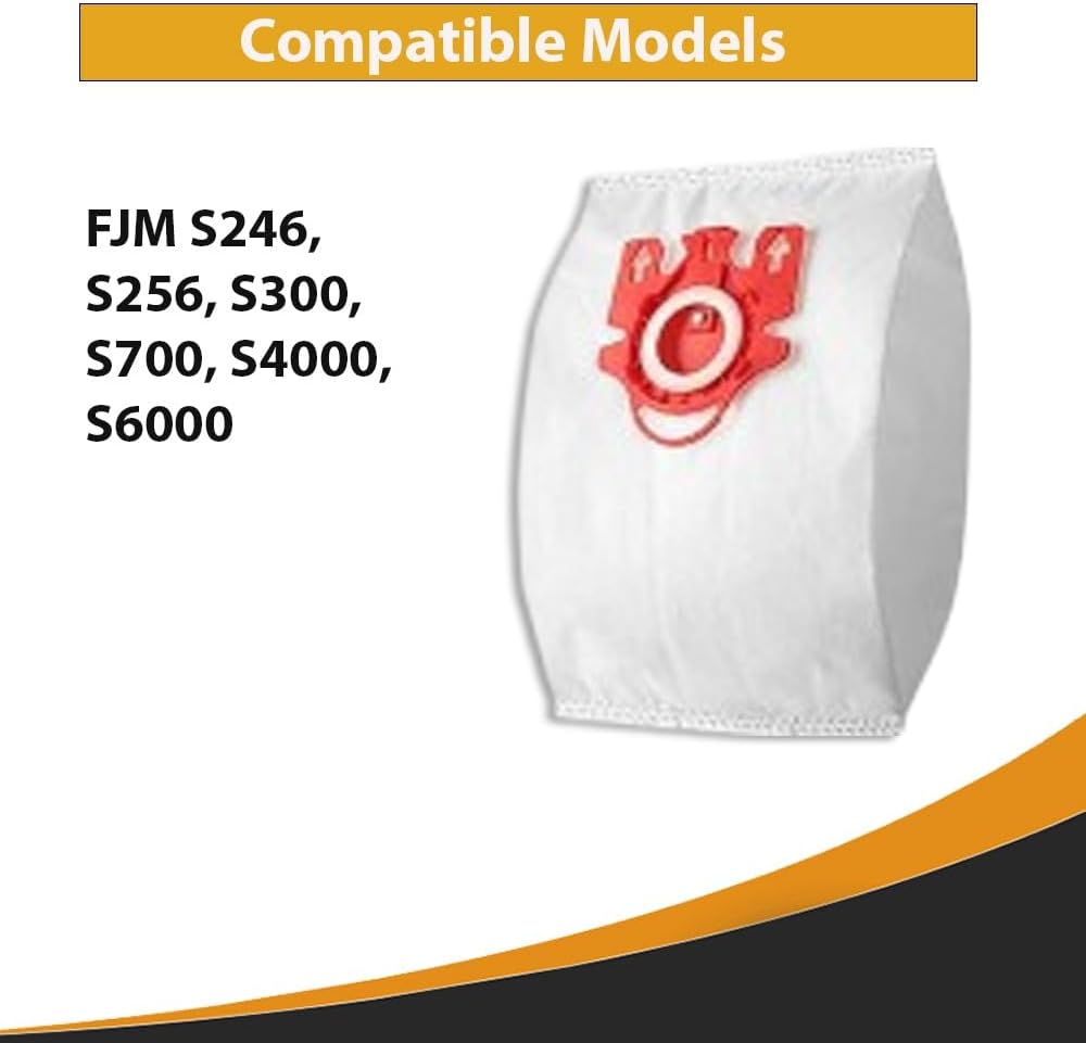 Topvacuumparts Replacement Vacuum Cleaner Dust Bags made to fit for Miele AirClean 3D Canisters Style FJM 15 Bags