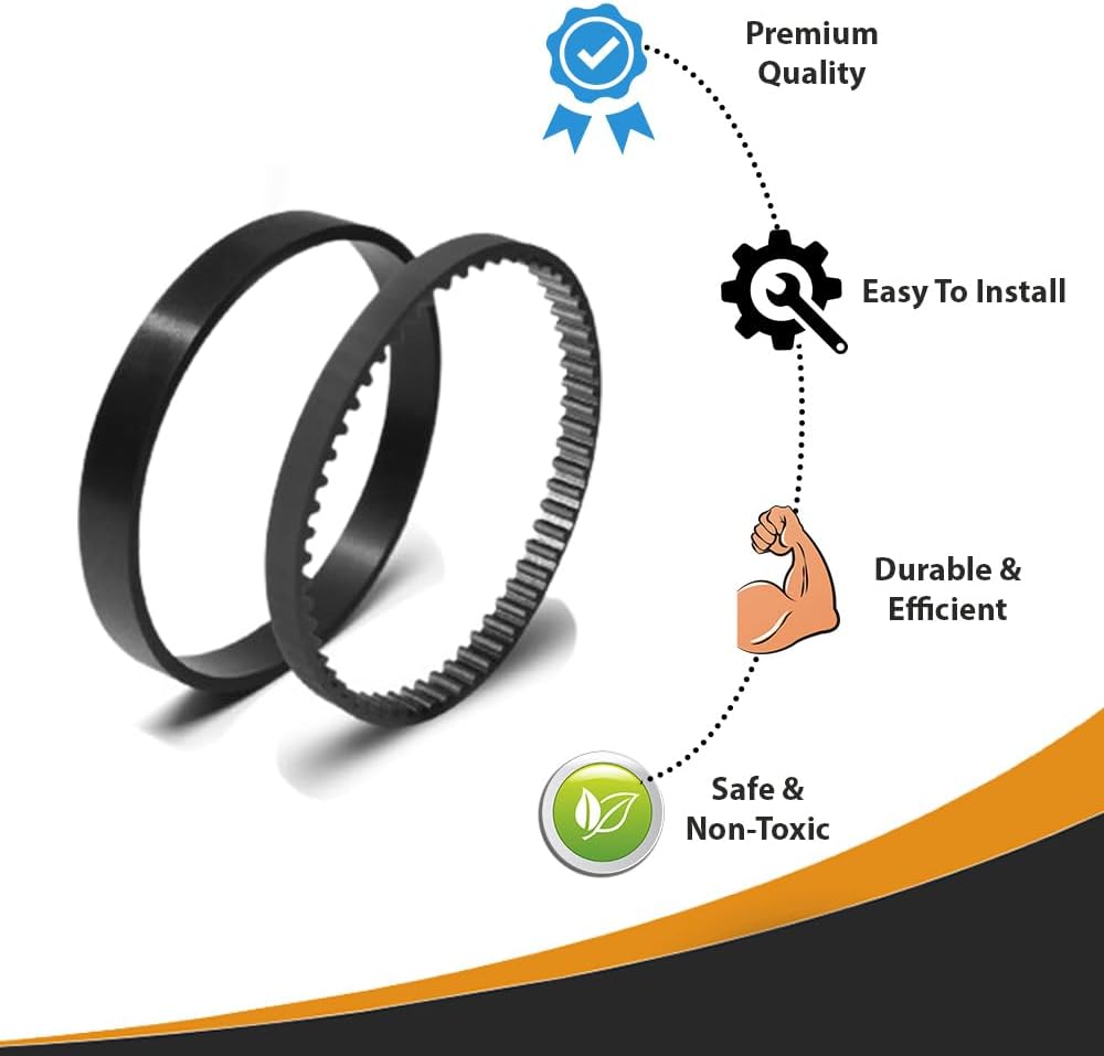 Topvacuumparts Proheat Replacement Belt 6960w for Bissell Proheat Vacuum Cleaner Model 1846, 1799, 25A3, 7901, 1622, 8910, 7920, 1623