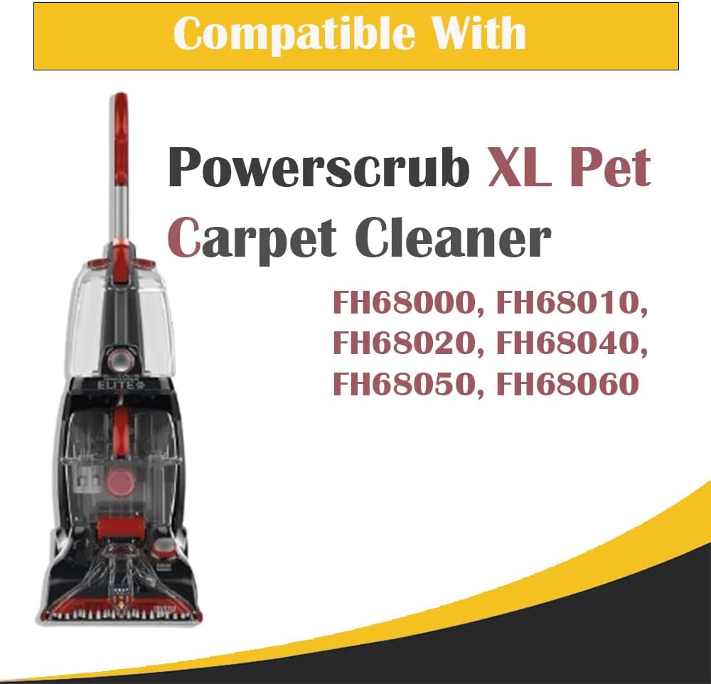 Topvacuumparts Nozzle & Upholstery Tool for Hoover Powerscrub XL FH68000/68010 Replaces #440014334 & 440015238 Perfect fit for deep carpet cleaning