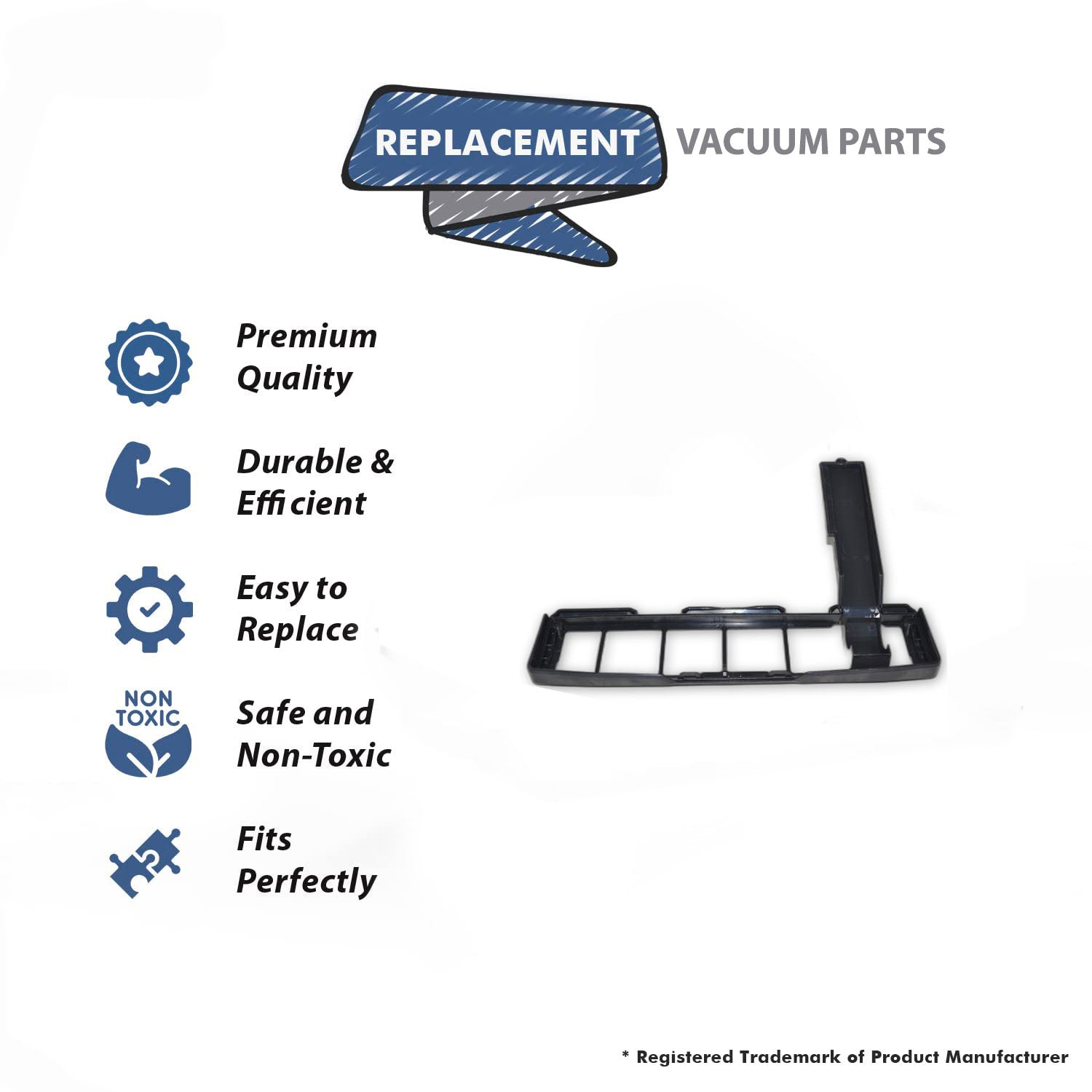Topvacuumparts Replacement Part For Dirt Devil Vacuum Bottom Plate for Fit Model UD70100, UD30005, UD70110# compare to part 523353001